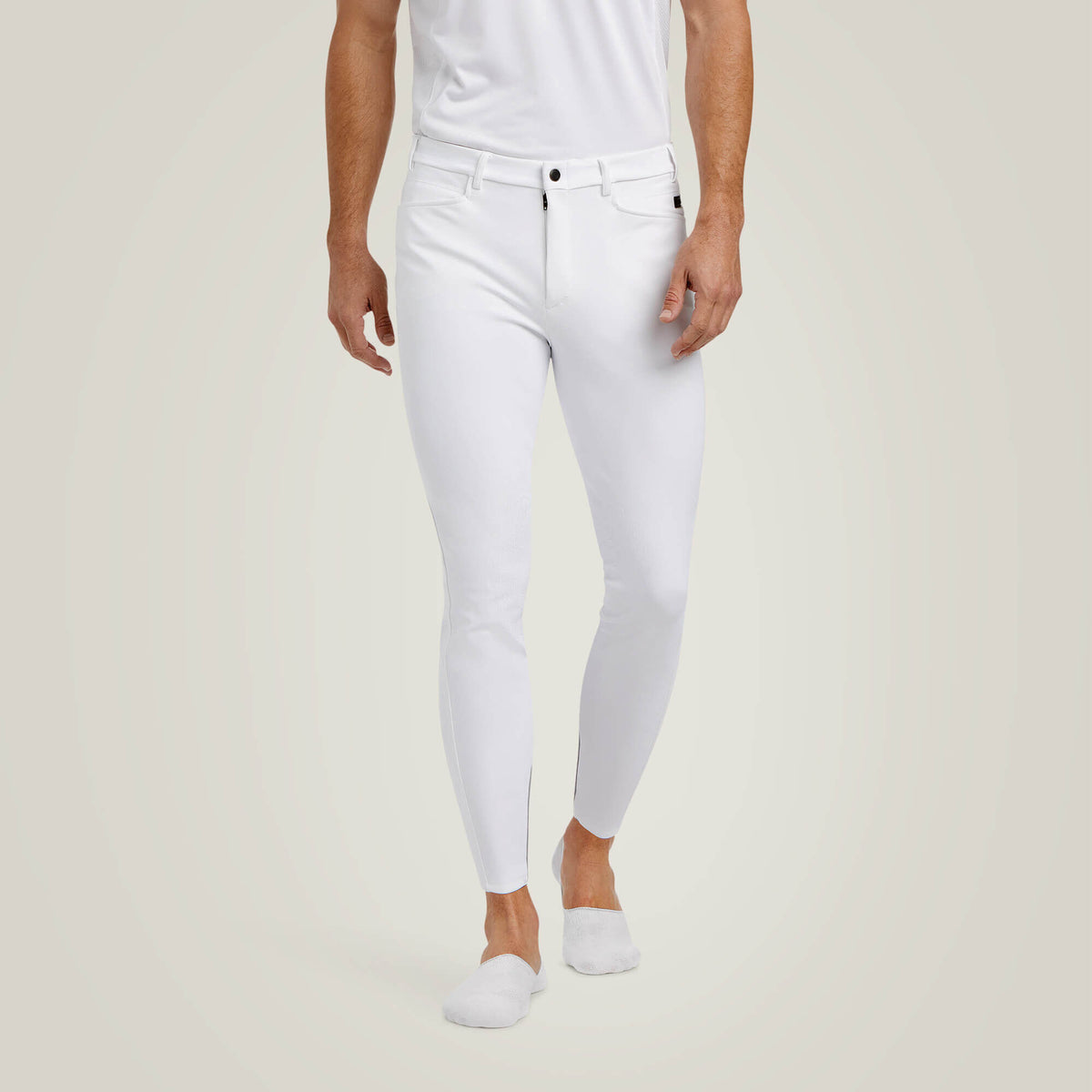 Speranza Knee Patch Breech Men - WHITE