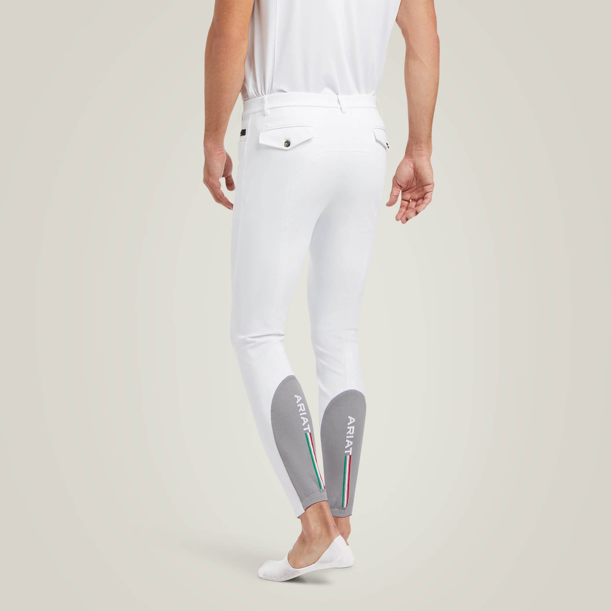 Speranza Knee Patch Breech Men - WHITE