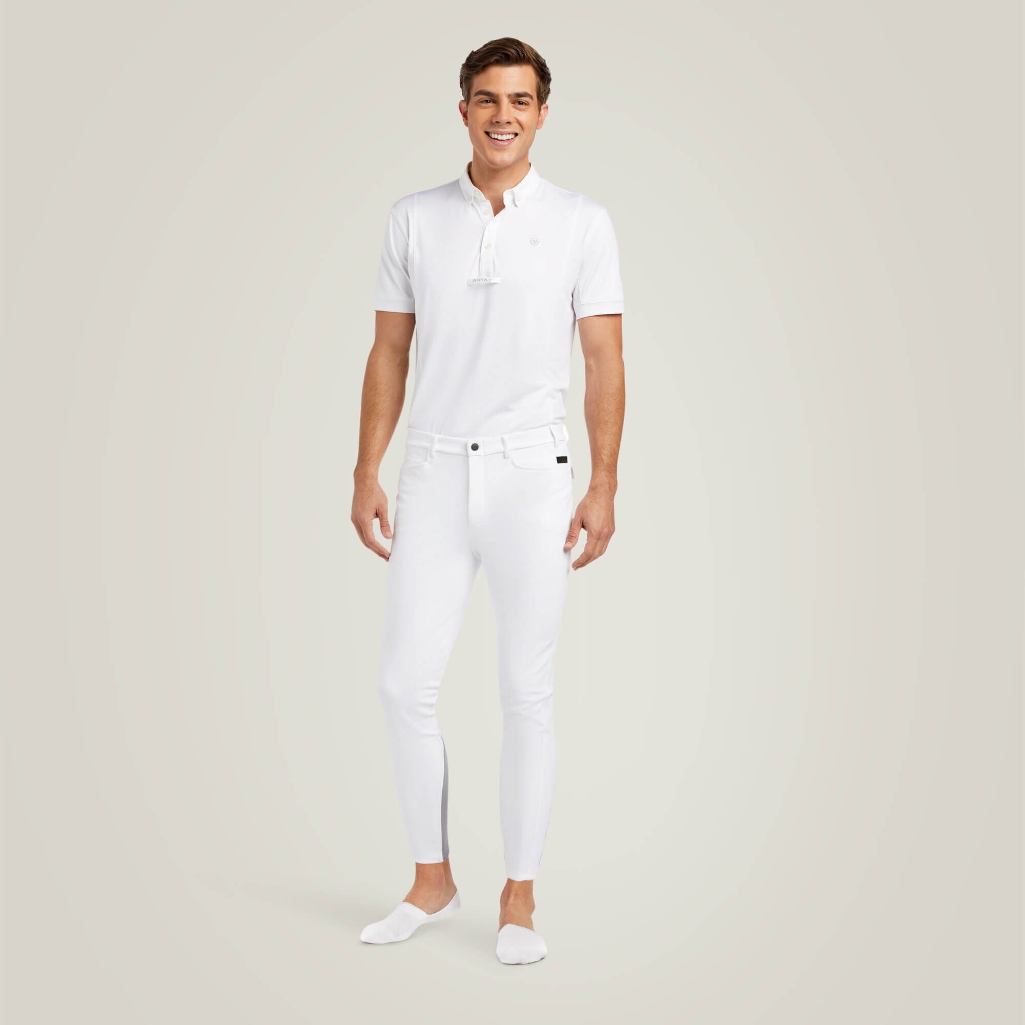Speranza Knee Patch Breech Men - WHITE