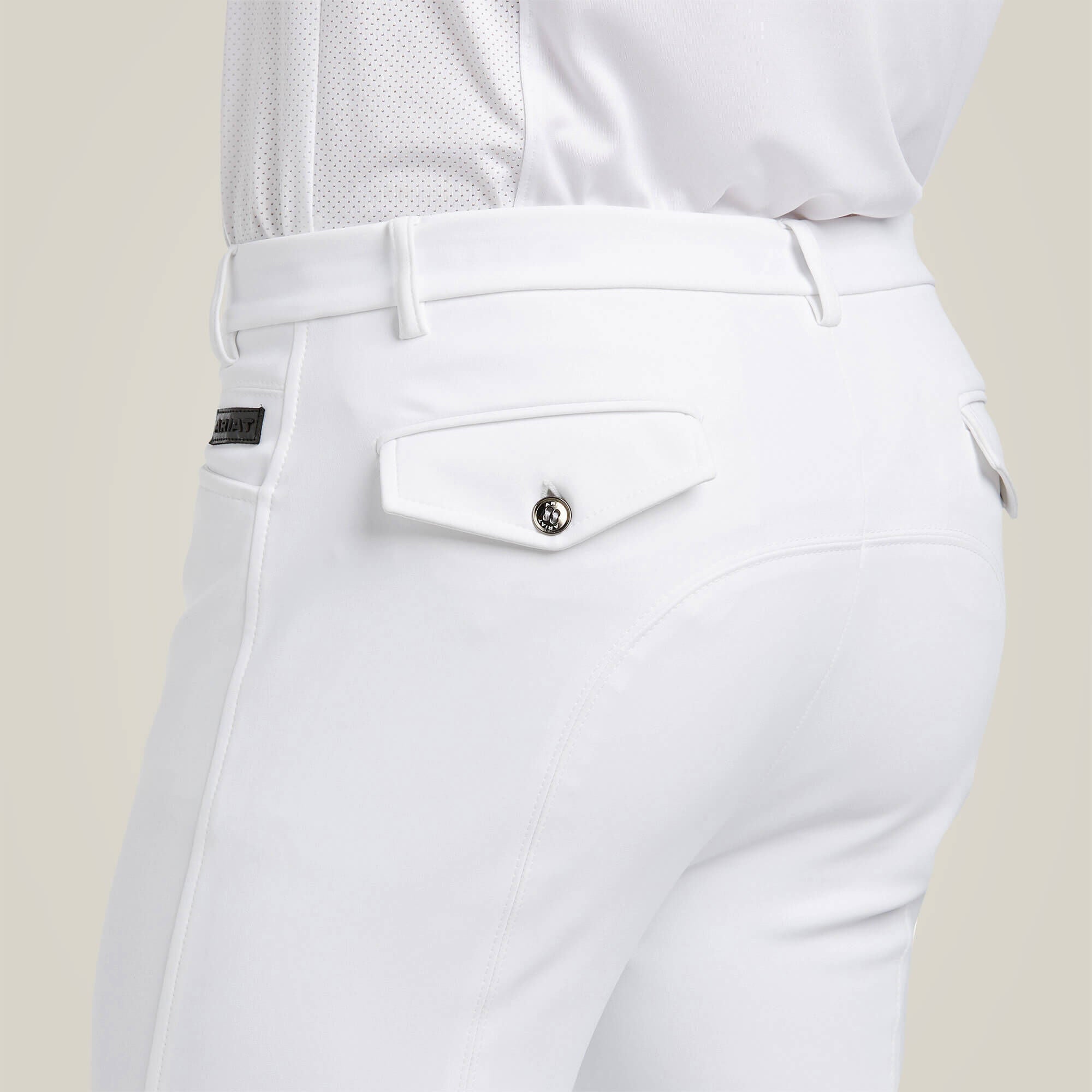 Speranza Knee Patch Breech Men - WHITE