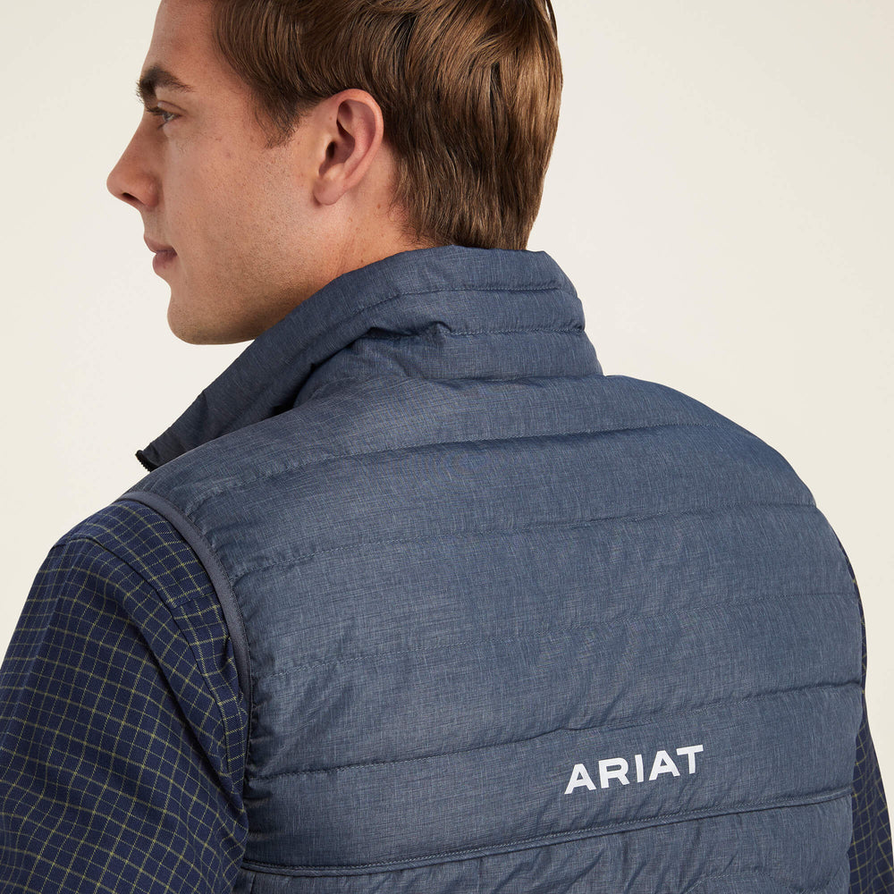 Ideal Down Vest Men - CHARCOAL HEATHER
