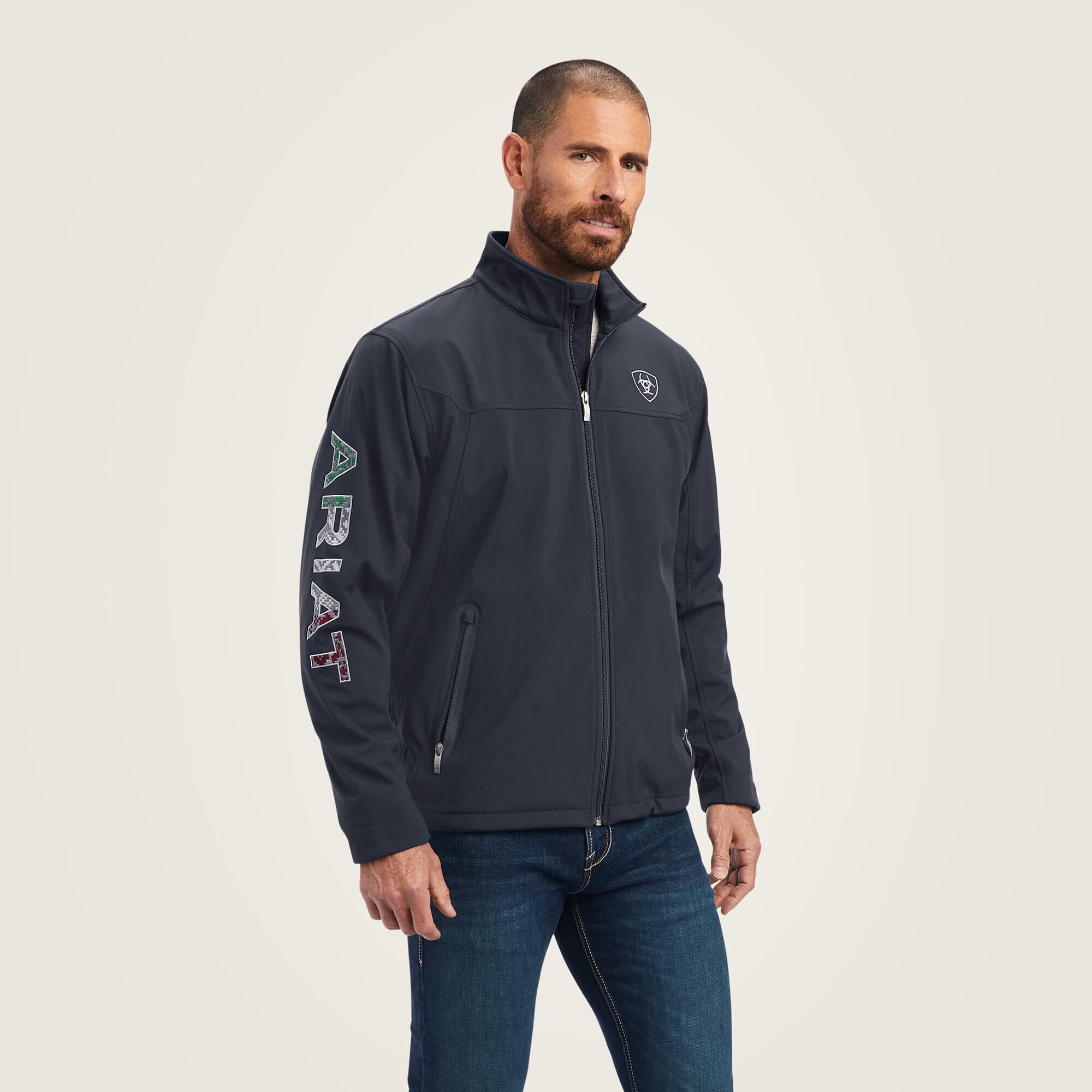 Thunderbird Team Softshell Jacket Men - EBONY