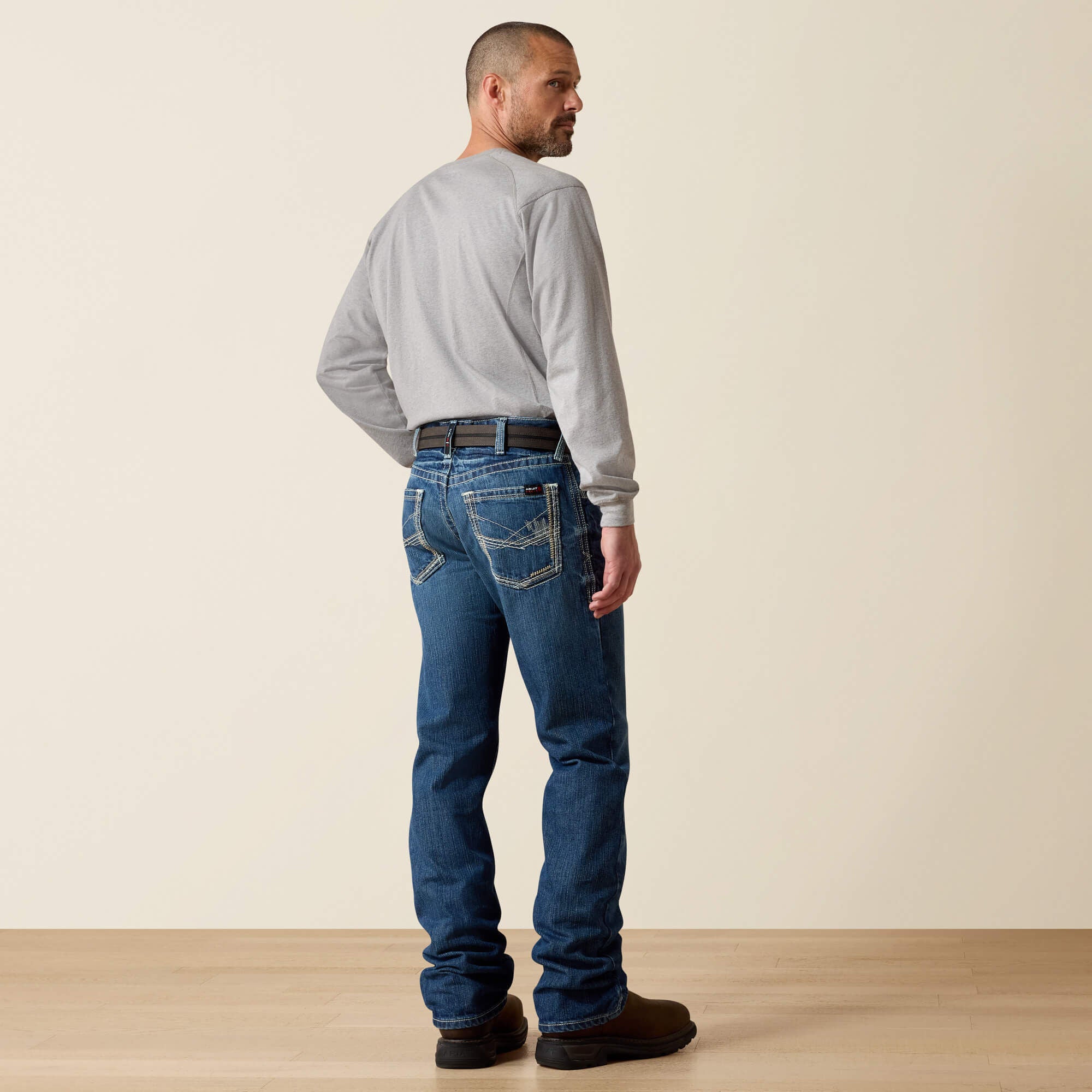FR M4 Relaxed Ridgeline Boot Cut Jean Men - GLACIER