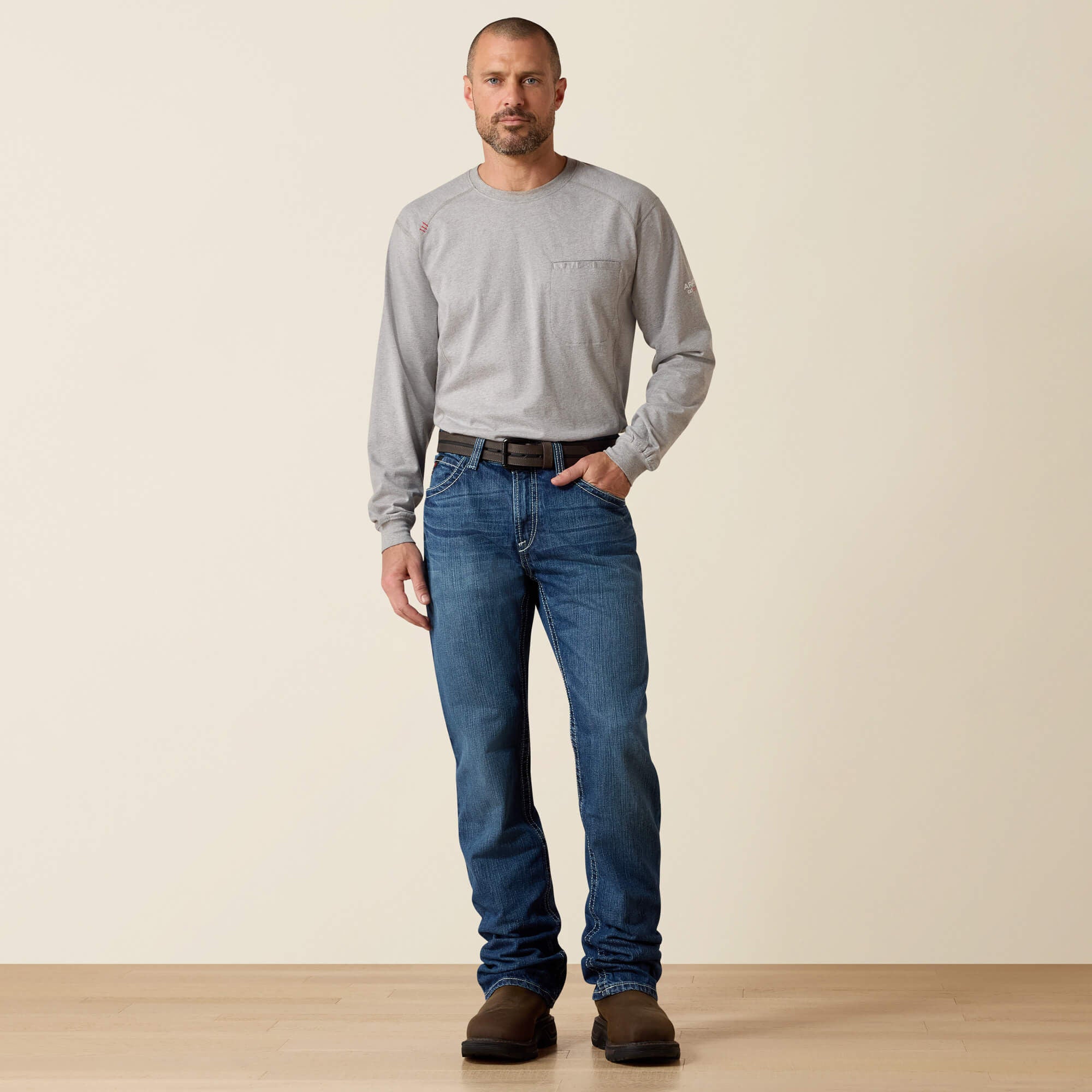 FR M4 Relaxed Ridgeline Boot Cut Jean Men - GLACIER