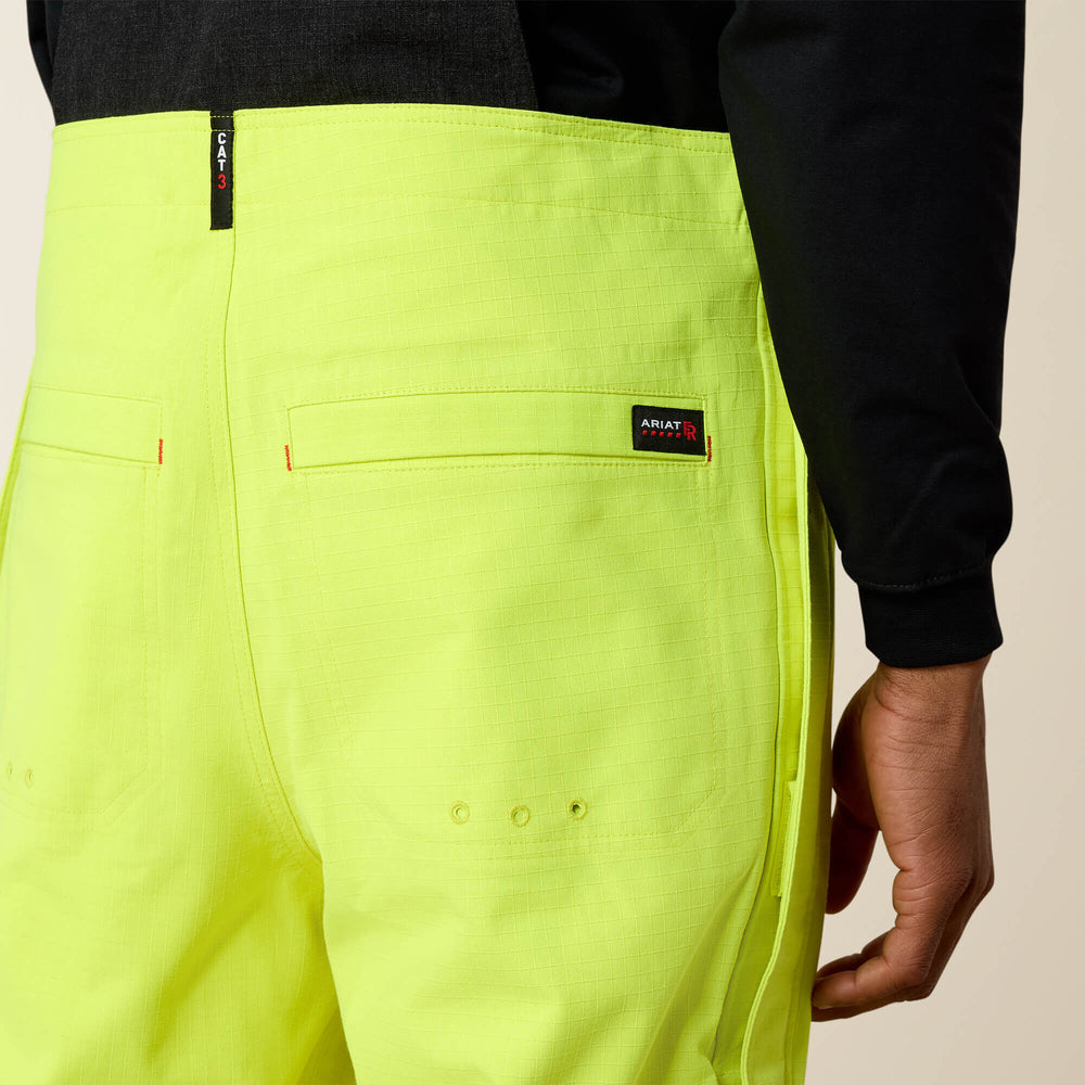 FR Hi-Vis Waterproof Bib Men - HI-VIS YELLOW