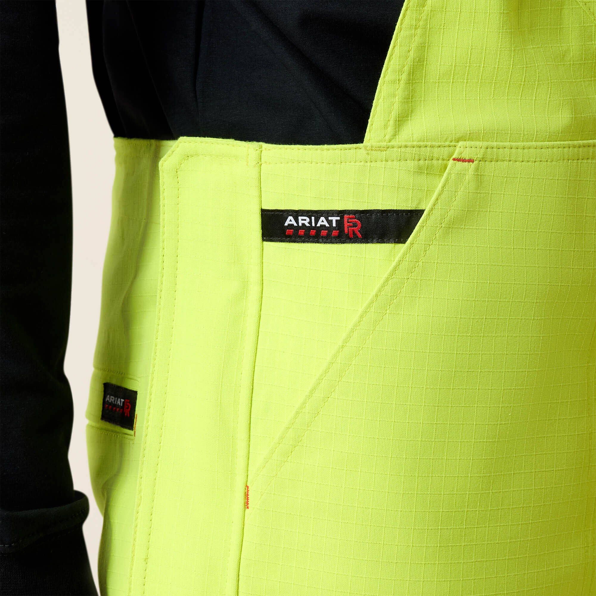 FR Hi-Vis Waterproof Bib Men - HI-VIS YELLOW