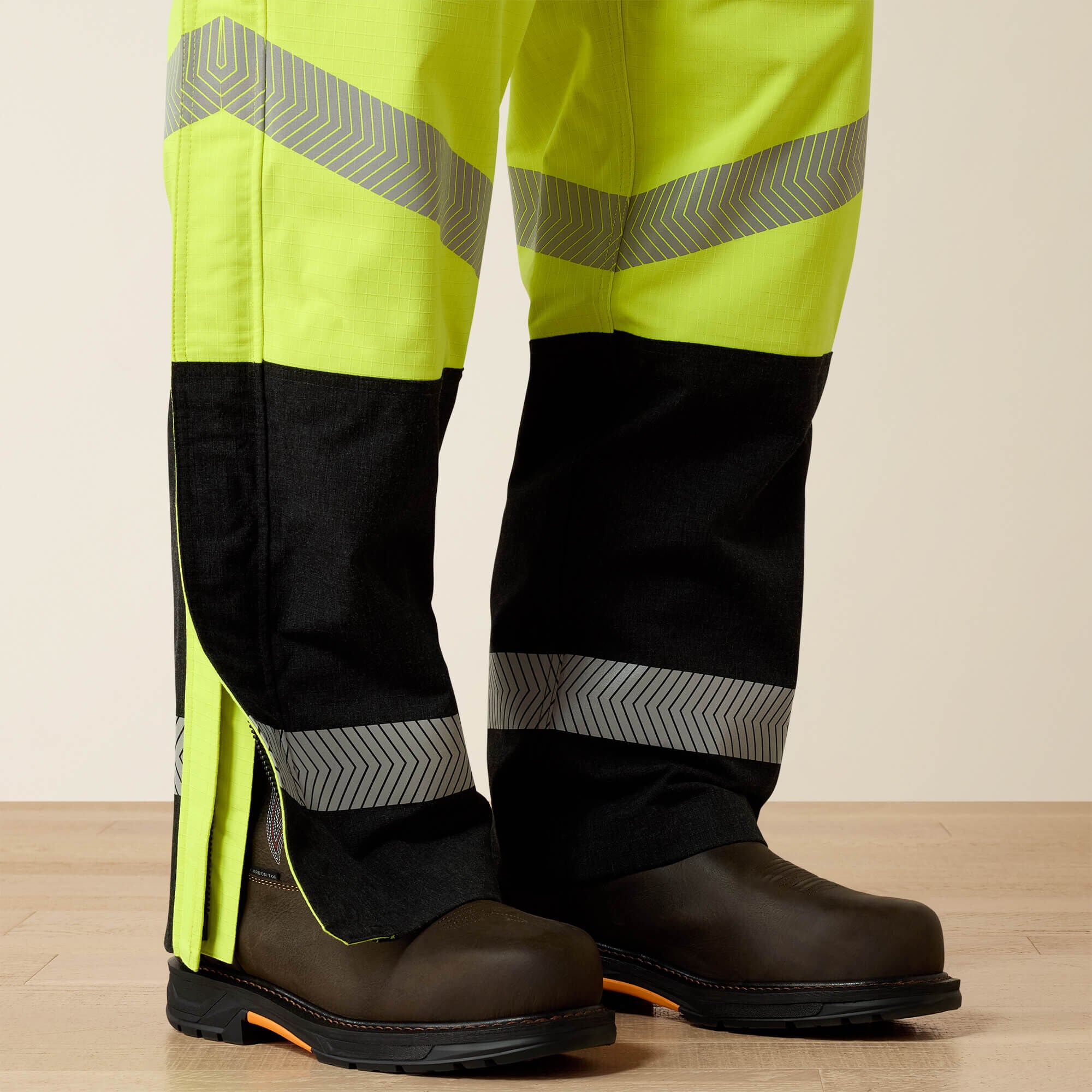 FR Hi-Vis Waterproof Bib Men - HI-VIS YELLOW