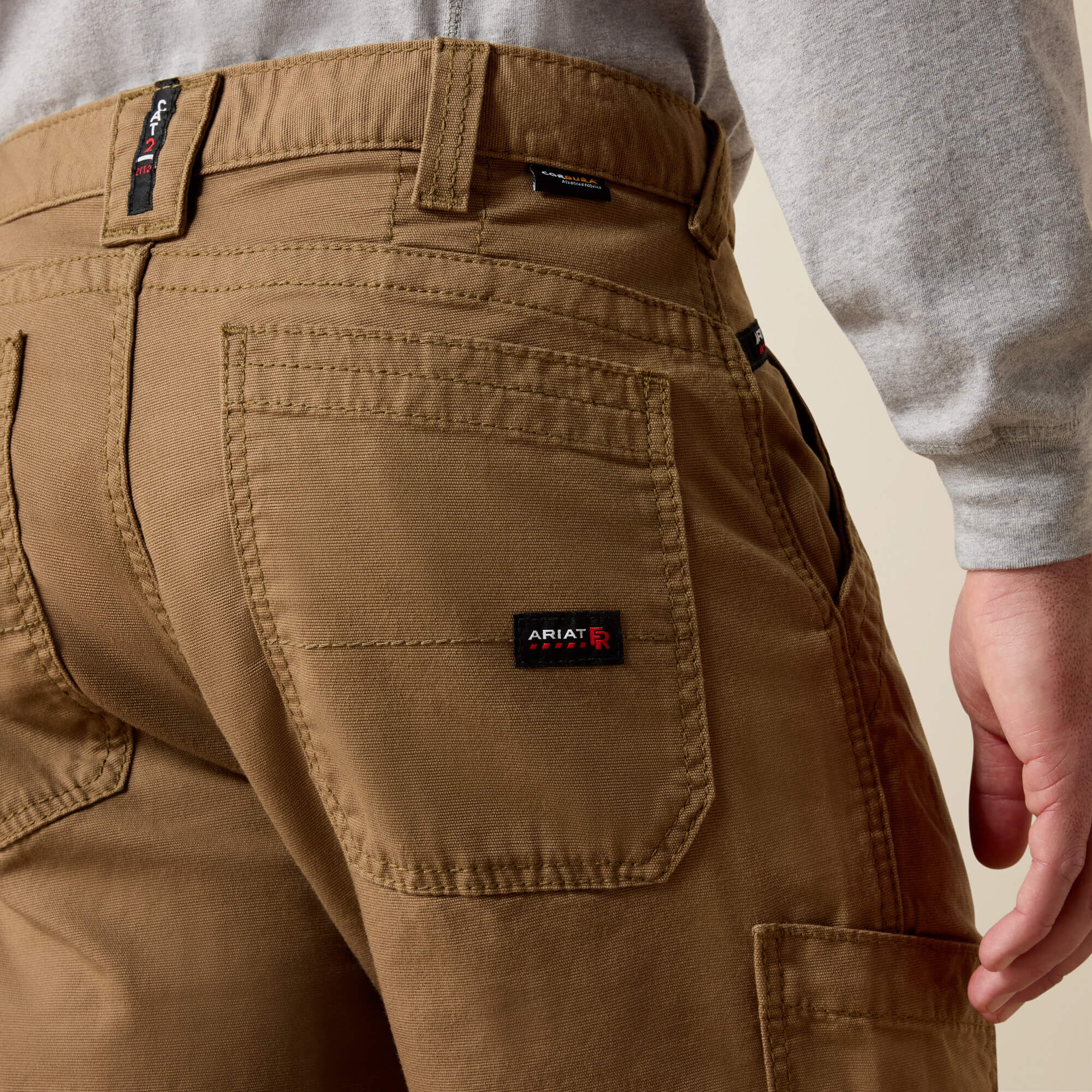 FR M5 Stretch DuraLight Cordura® Canvas Stackable Straight Leg Pant Men - FIELD KHAKI