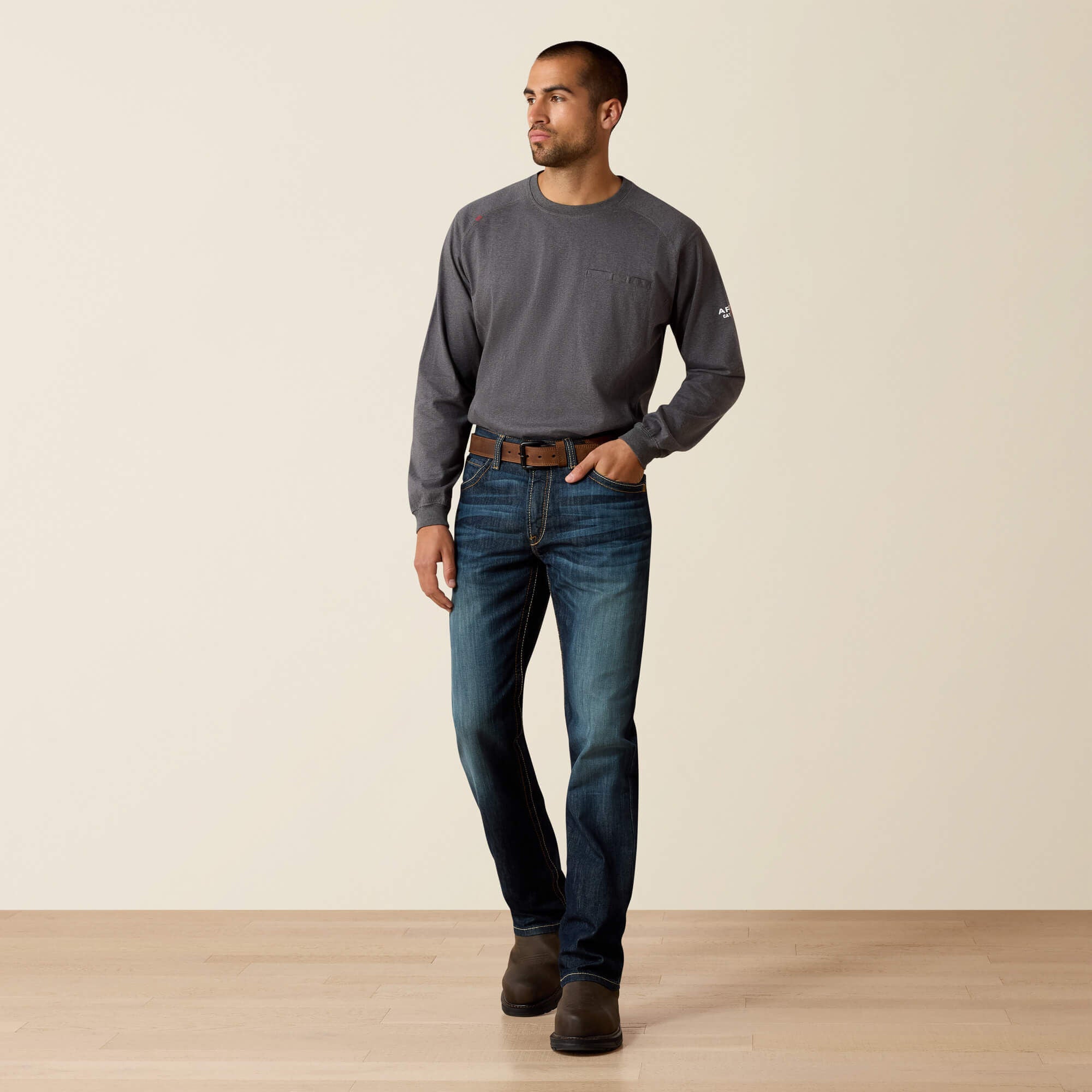 FR M4 Relaxed Stretch DuraLight Basic Boot Cut Jean Men - LASSEN
