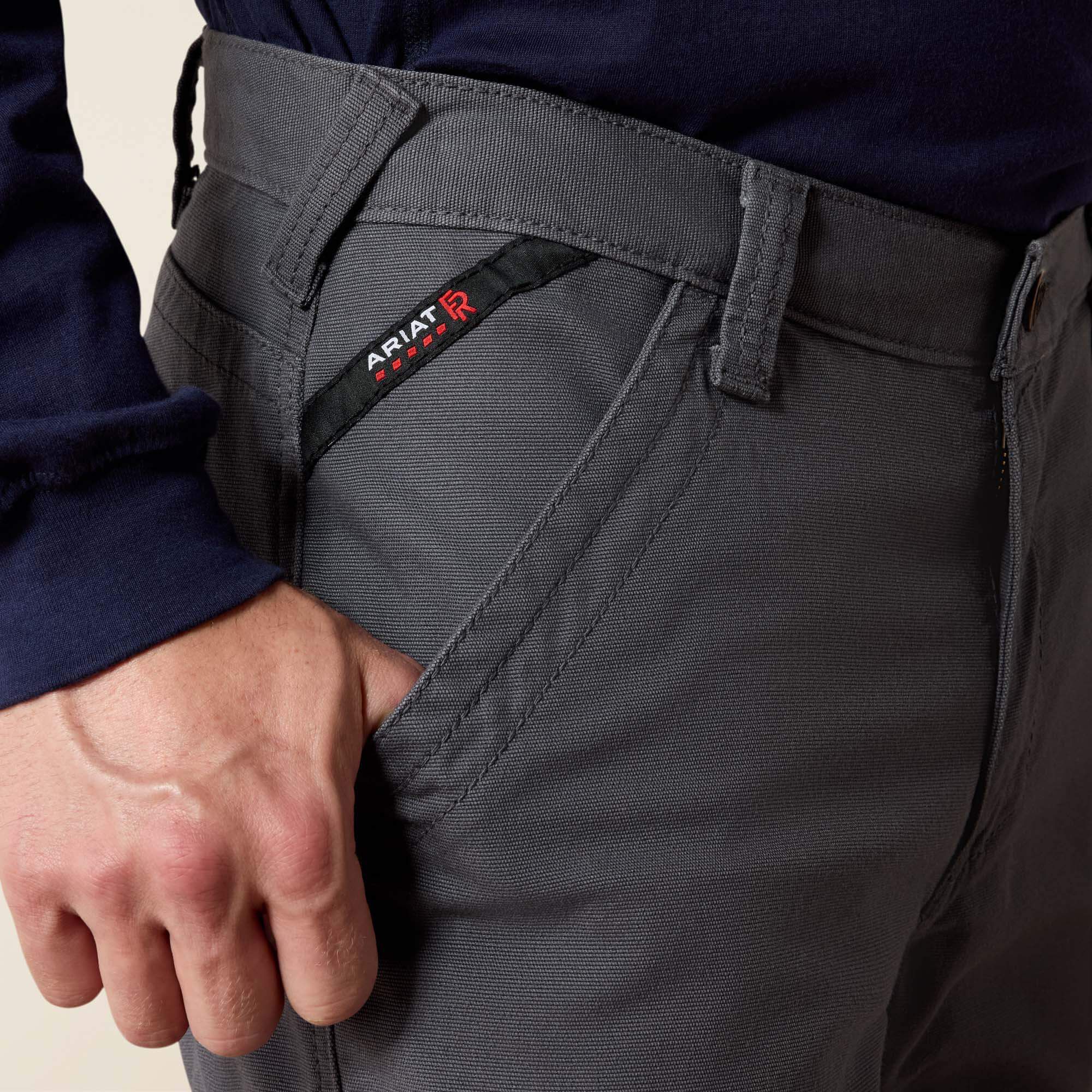 FR M5 Stretch DuraLight Cordura® Canvas Stackable Straight Leg Pant Men - IRON GRAY