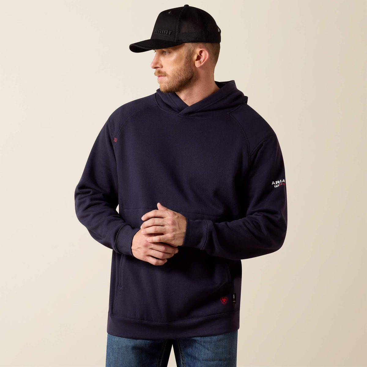 FR Rev Pullover Hoodie Men - NAVY