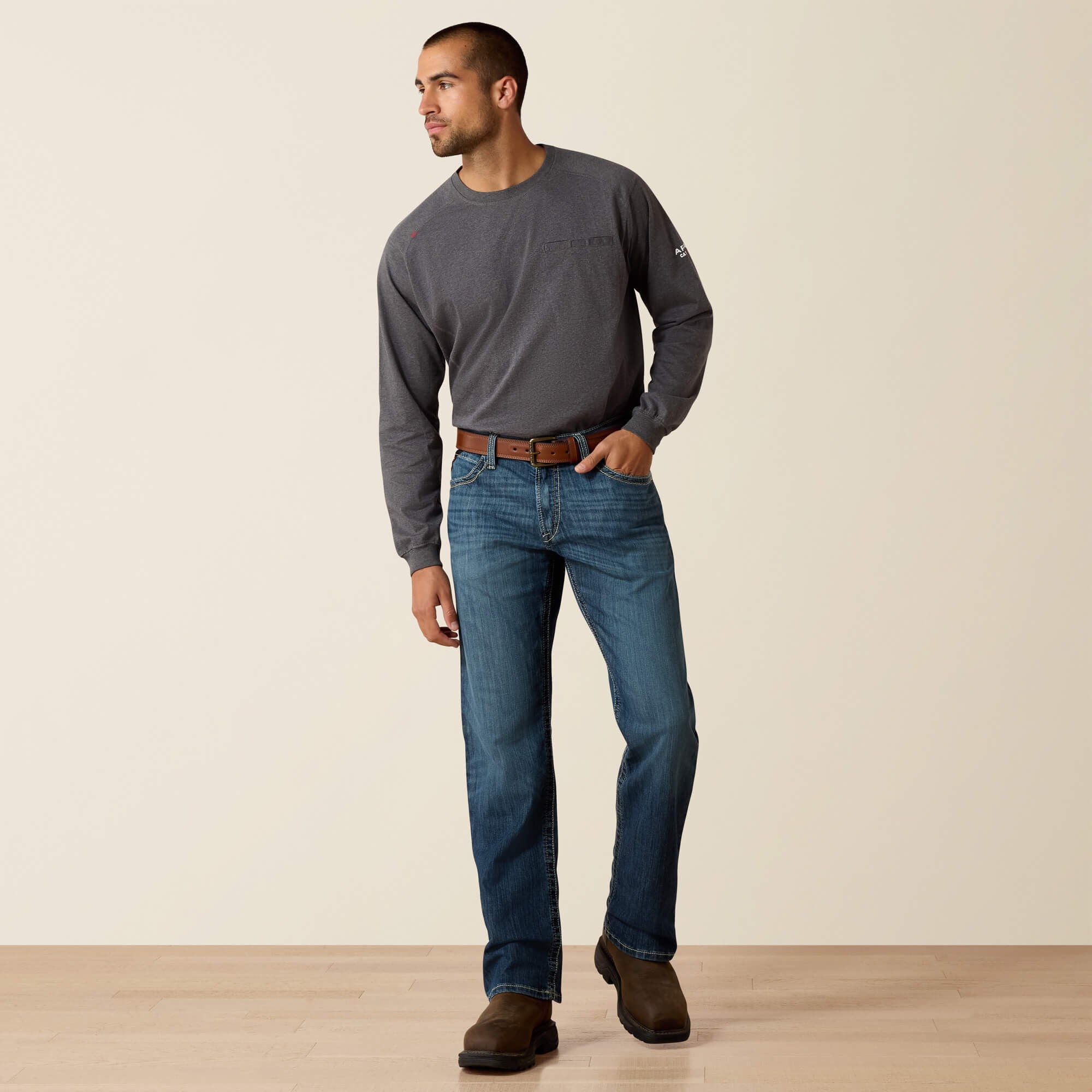 FR M4 Relaxed Stretch DuraLight Boundary Boot Cut Jean Men - BRYCE