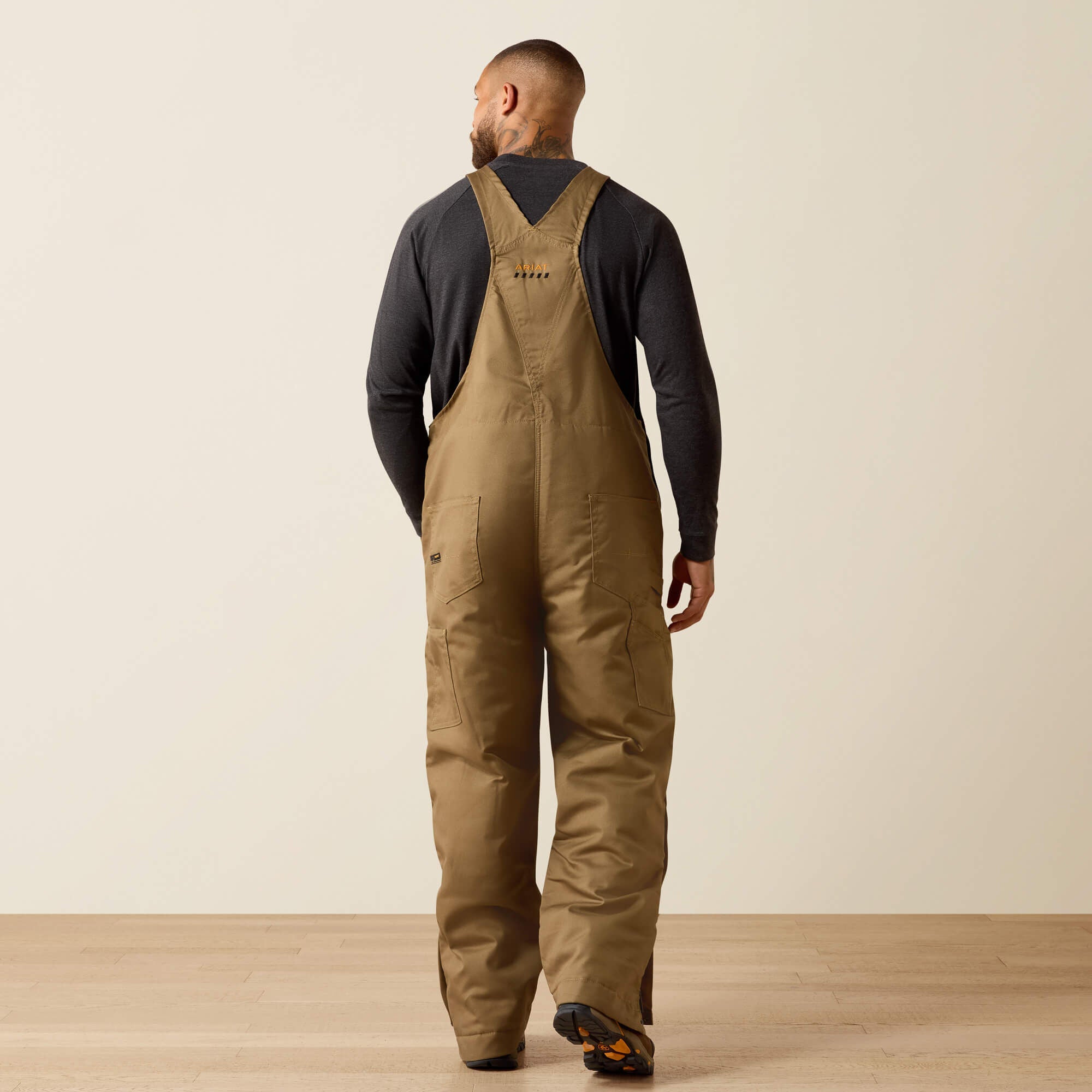 Rebar DuraCanvas Stretch Insulated Bib Men - FIELD KHAKI