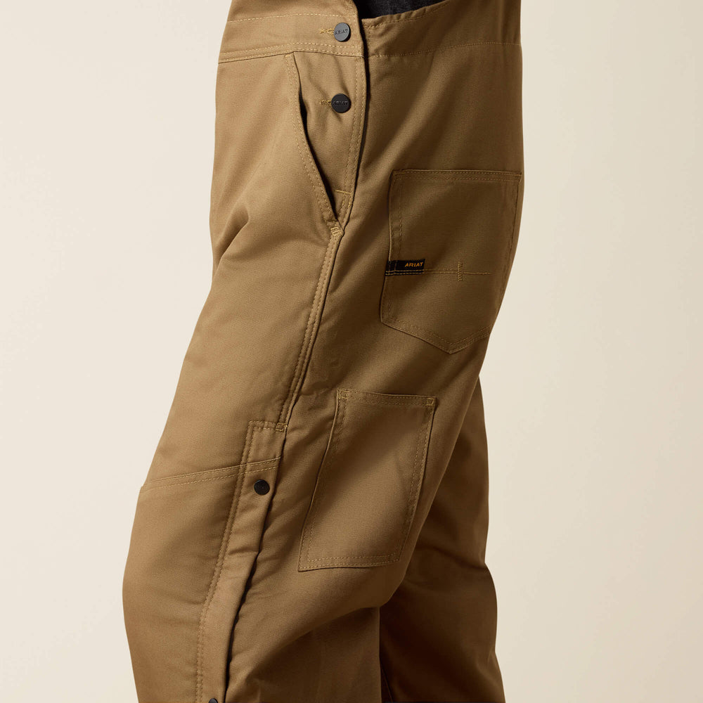 Rebar DuraCanvas Stretch Insulated Bib Men - FIELD KHAKI