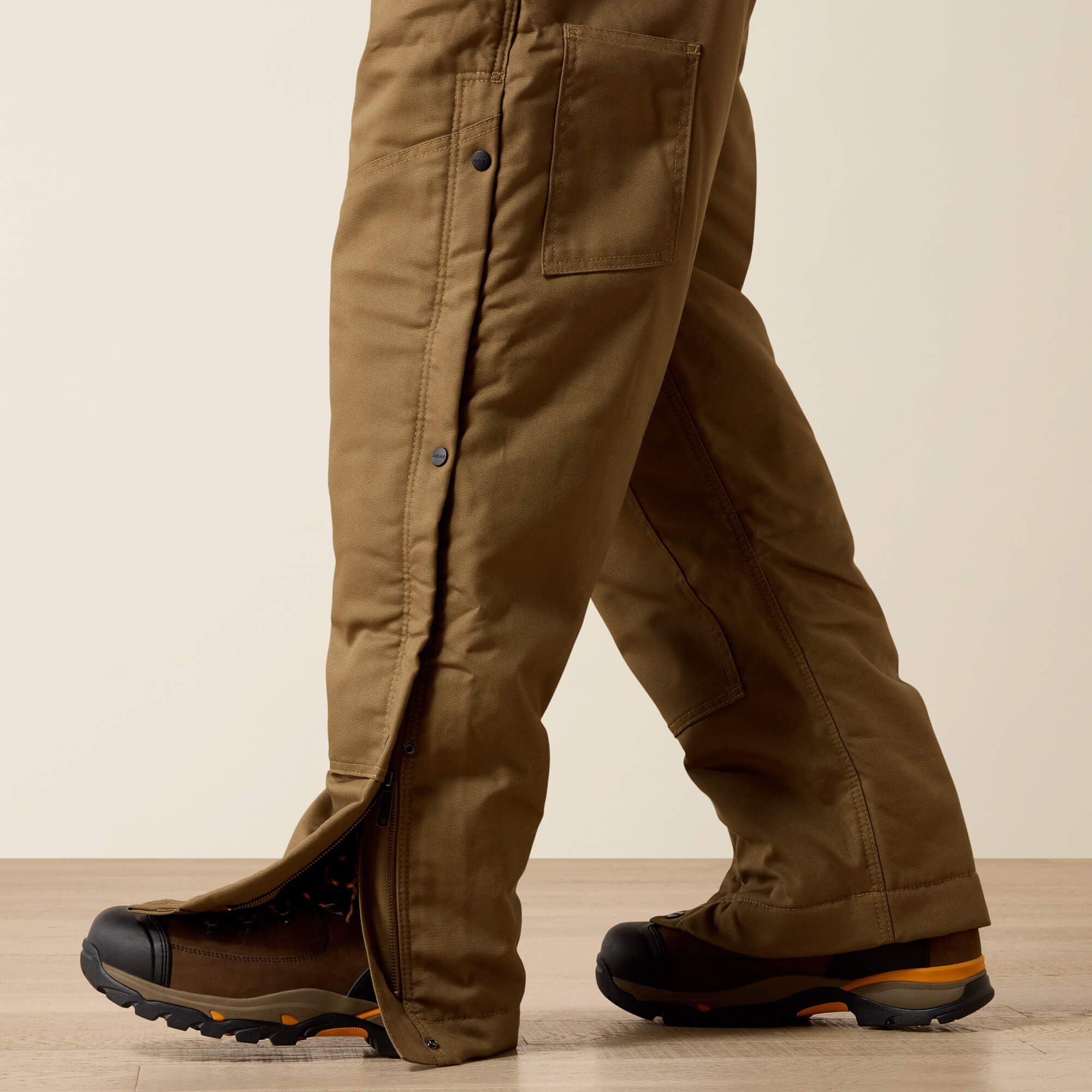 Rebar DuraCanvas Stretch Insulated Bib Men - FIELD KHAKI