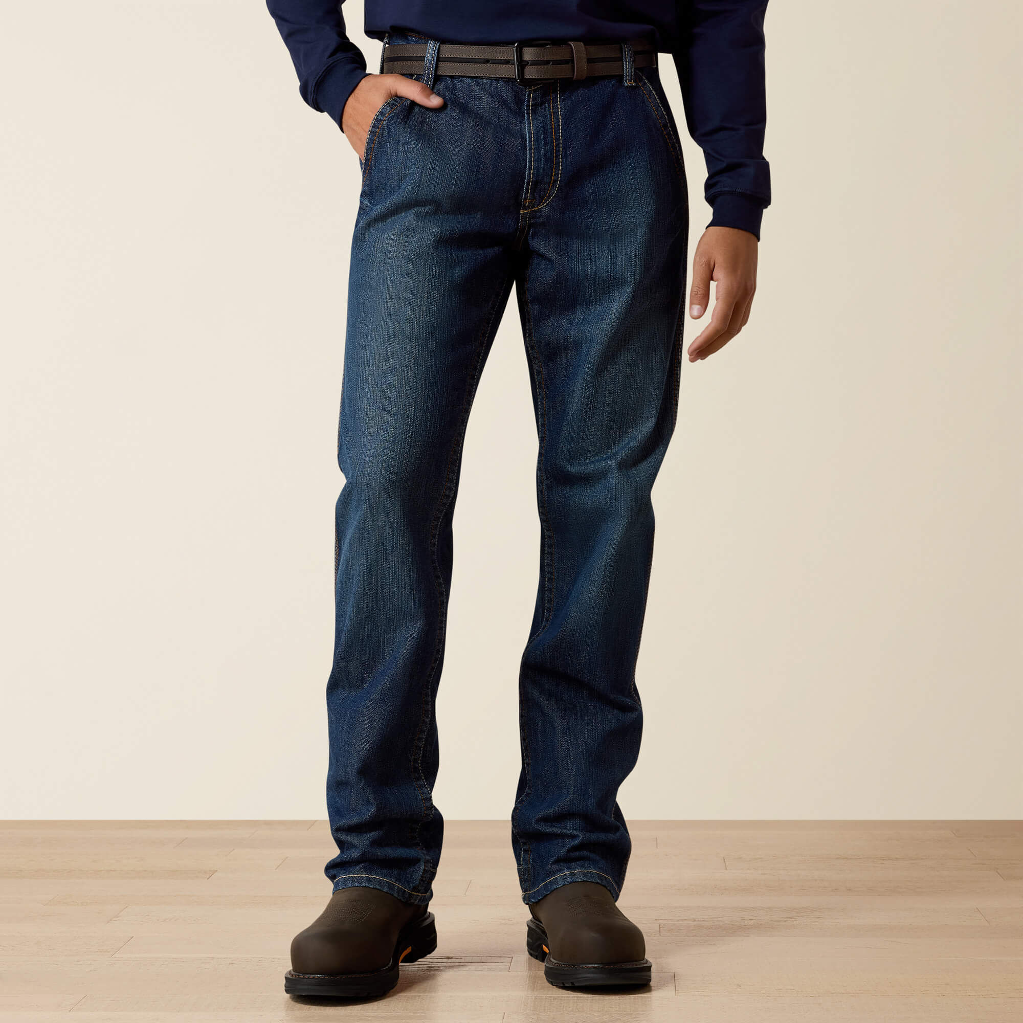 FR M4 Relaxed Workhorse Boot Cut Jean Men - FLINT