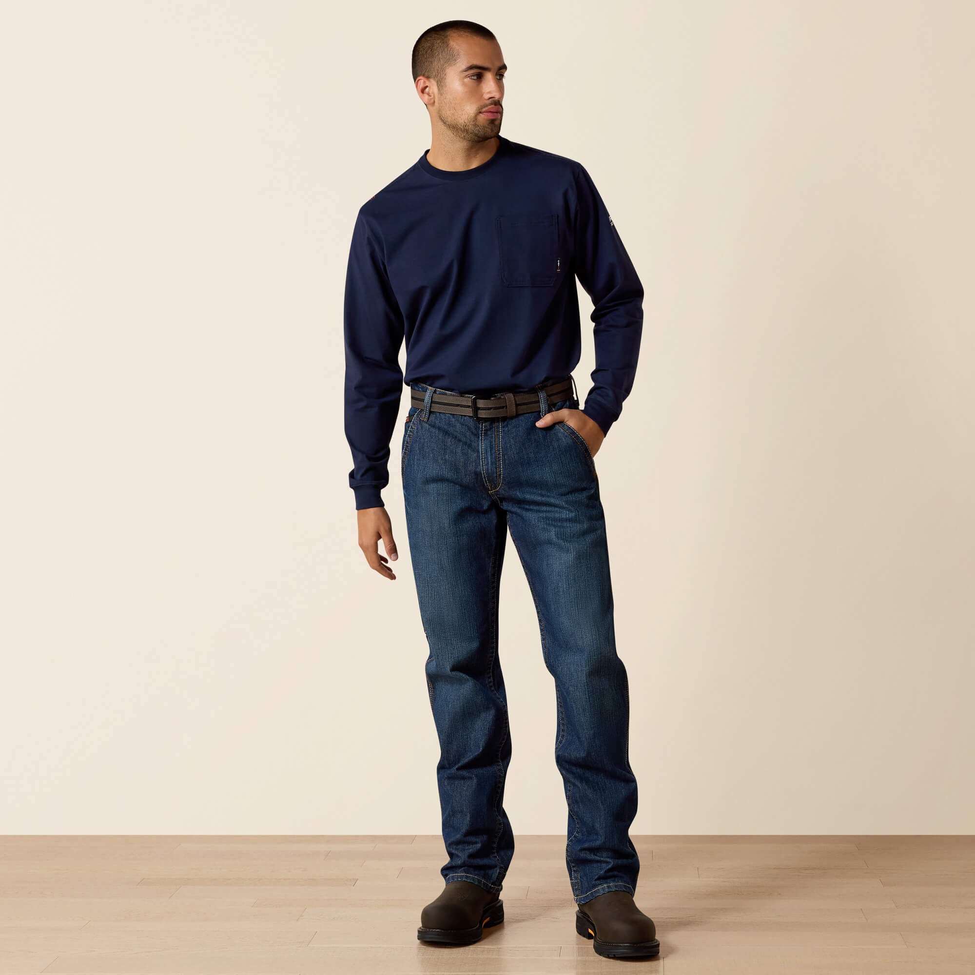 FR M4 Relaxed Workhorse Boot Cut Jean Men - FLINT