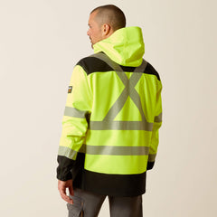 Rebar Hi-Vis Softshell Jacket Men - HI-VIS YELLOW