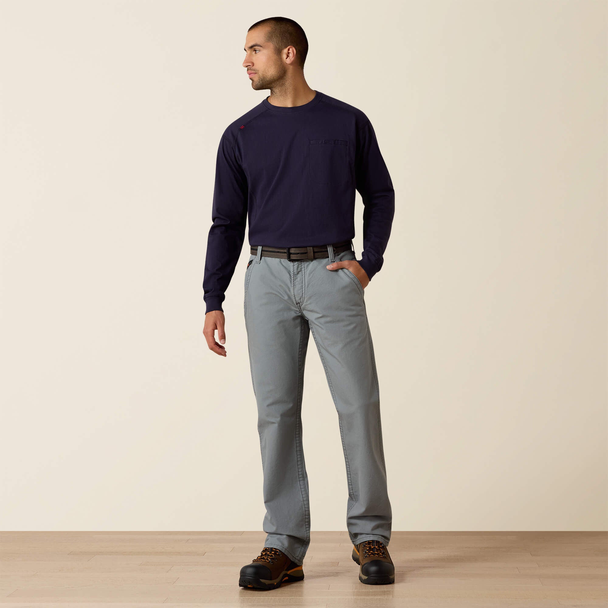 FR M4 Relaxed Workhorse Boot Cut Pant Men - FR MEDIUM GRAY
