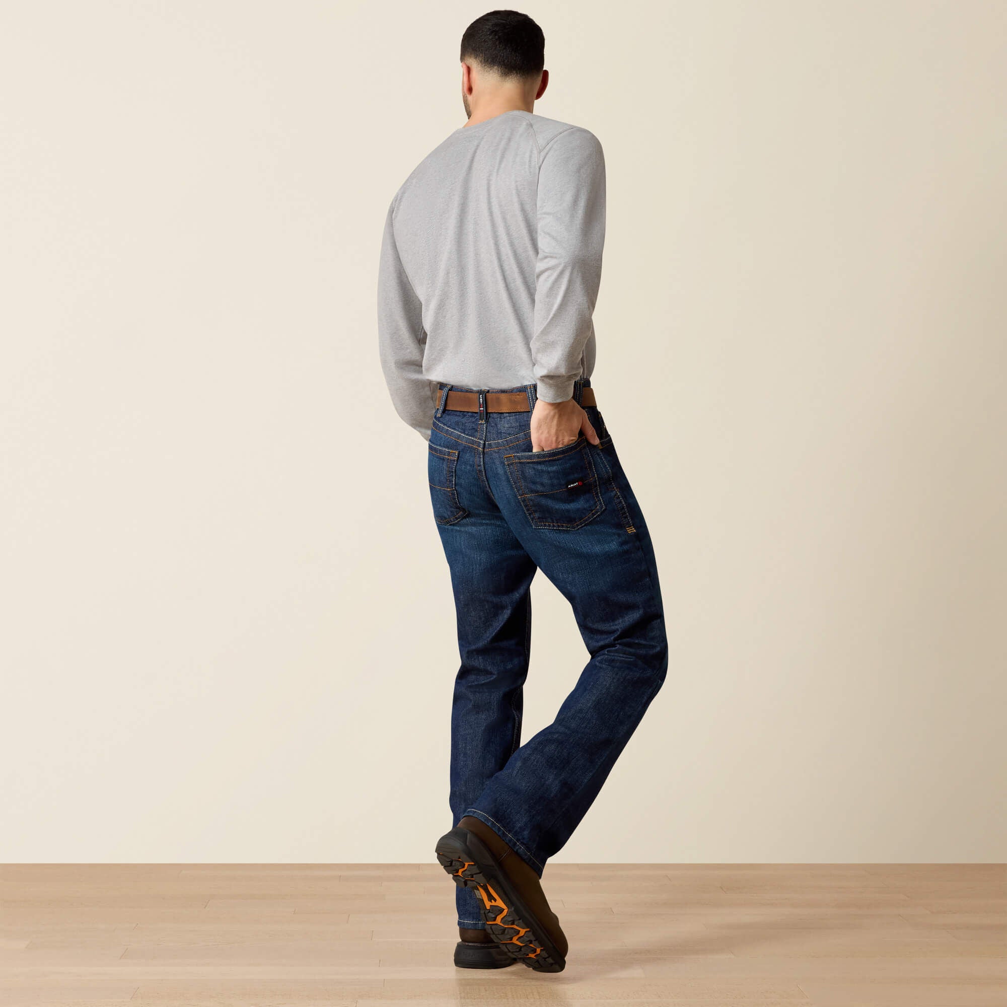 FR M4 Relaxed Basic Boot Cut Jean Men - SHALE