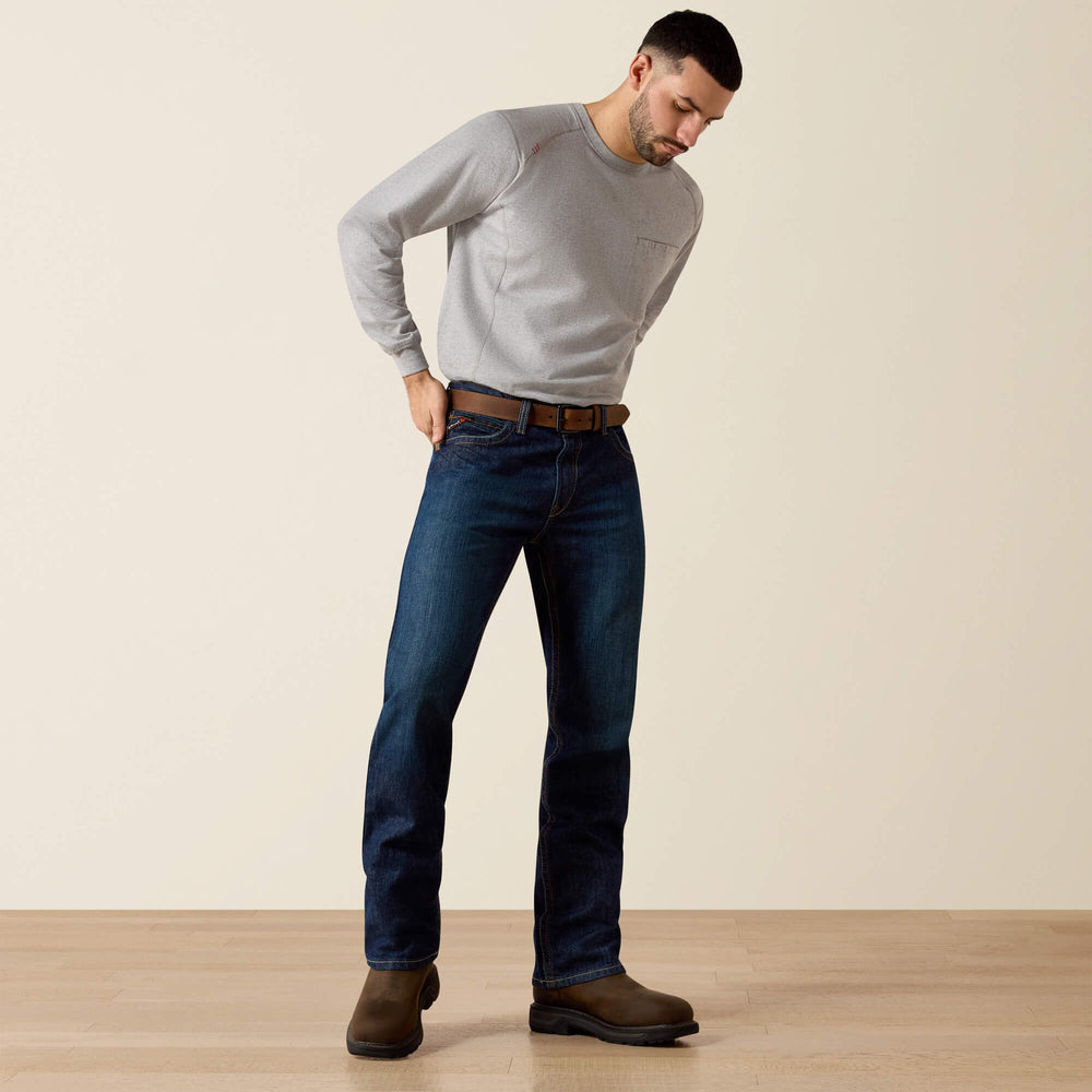 FR M4 Relaxed Basic Boot Cut Jean Men - SHALE