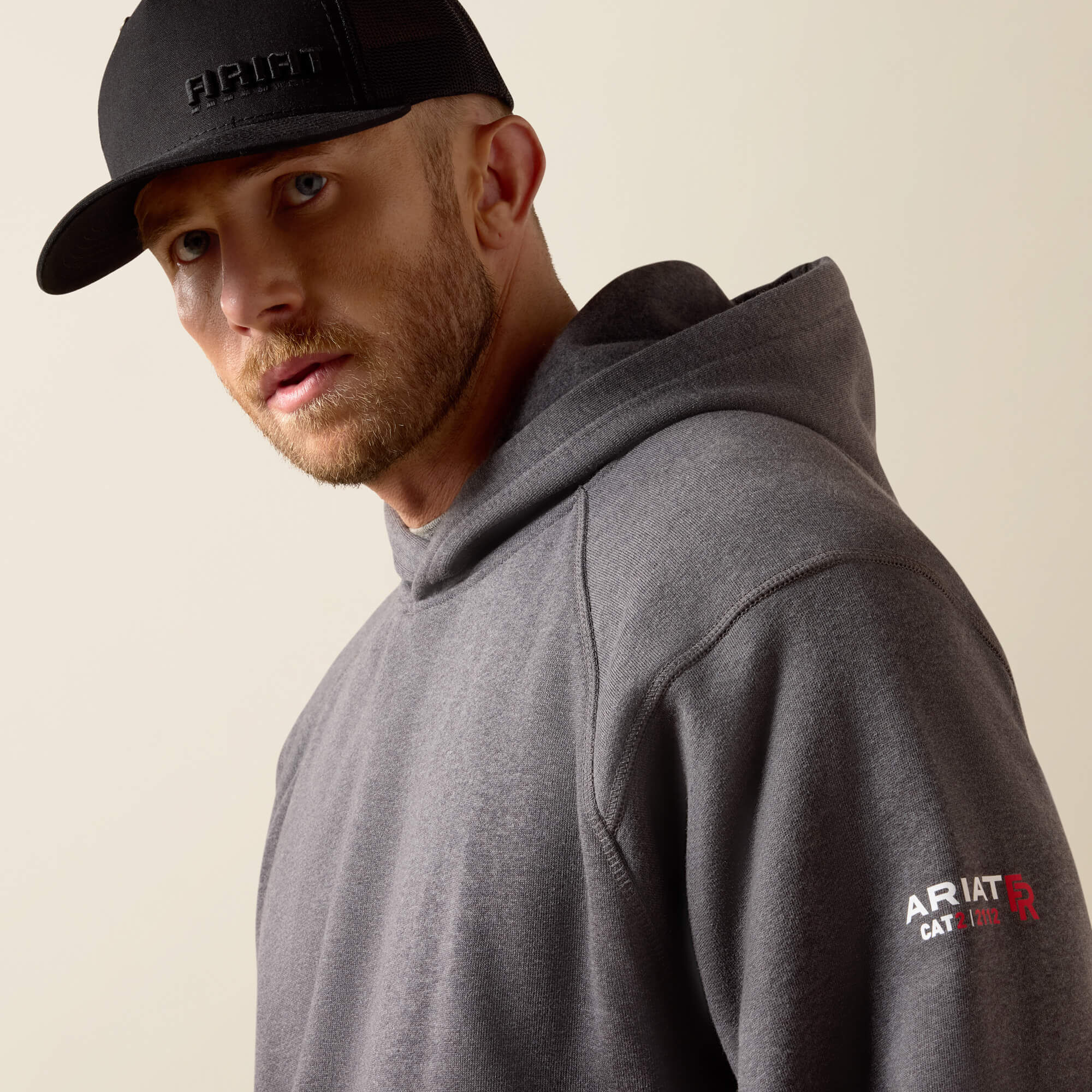 FR Rev Pullover Hoodie Men - CHARCOAL HEATHER