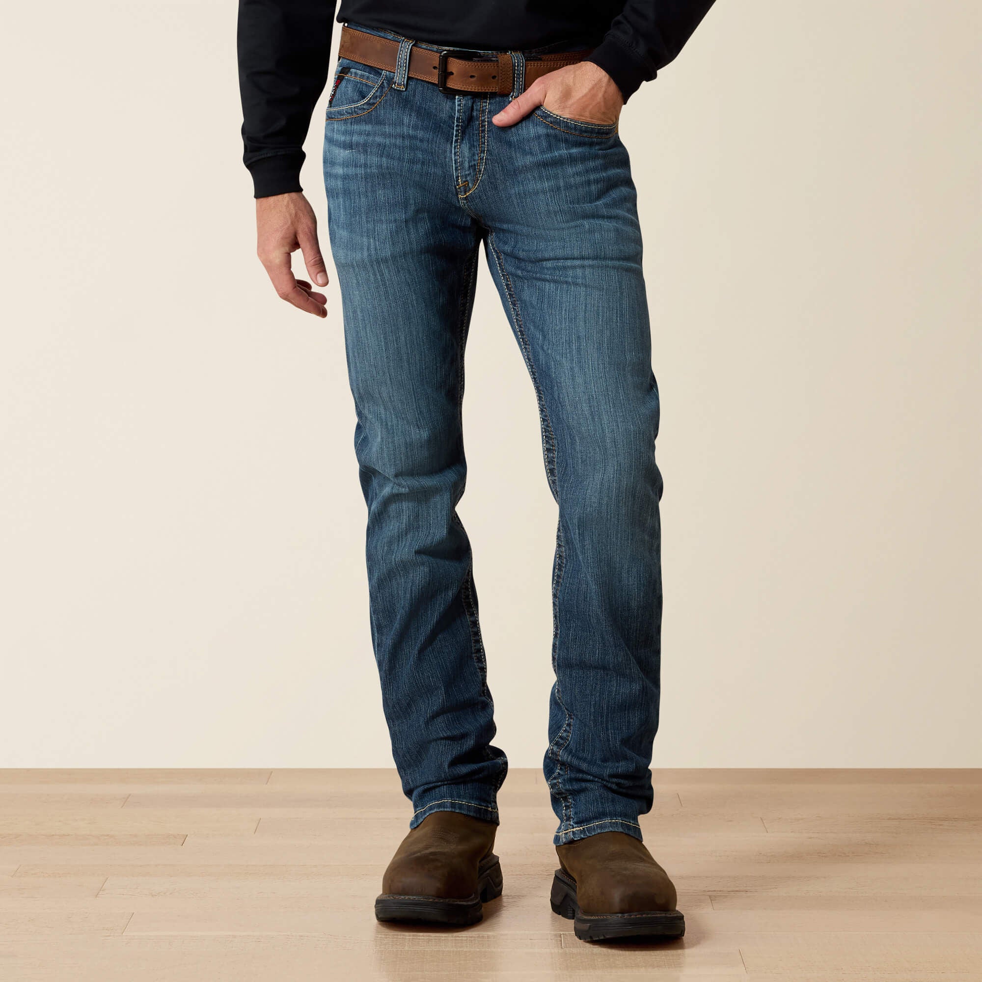FR M7 Slim Duralight Stretch Basic Straight Jean Men - SHANIKO