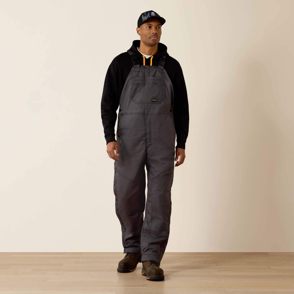 Rebar DuraCanvas Stretch Insulated Bib Men - REBAR GRAY