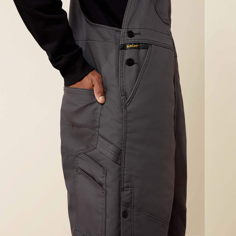 Rebar DuraCanvas Stretch Insulated Bib Men - REBAR GRAY