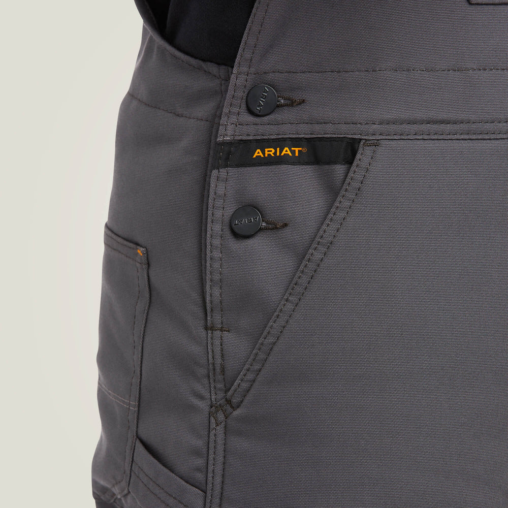 Rebar DuraCanvas Stretch Insulated Bib Men - REBAR GRAY