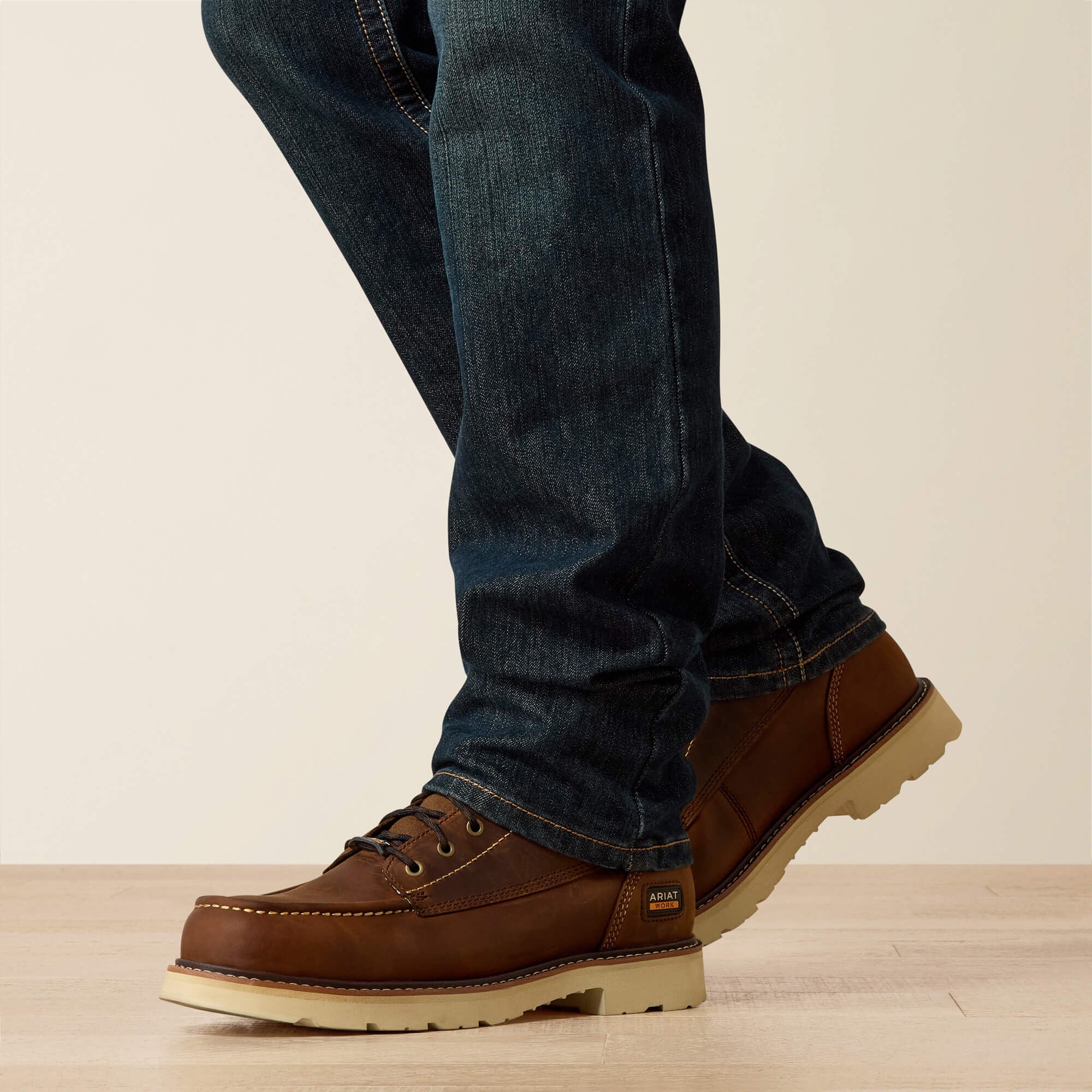 Rebar M4 Relaxed DuraStretch Edge Stackable Straight Leg Jean Men - COBALT