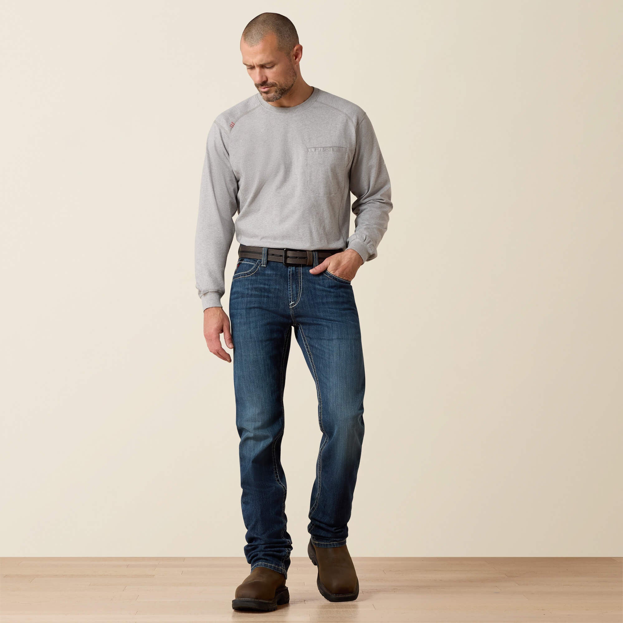 FR M7 Slim Stretch DuraLight Shoreway Straight Leg Jean Men - KELBY