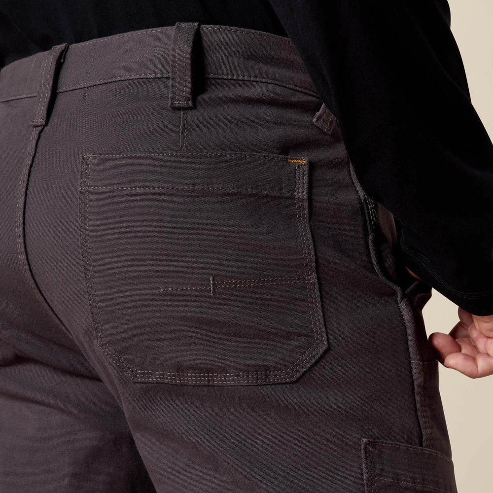 Rebar M4 Low Rise DuraStretch Made Tough Double Front Stackable Straight Leg Pant Men - REBAR GREY