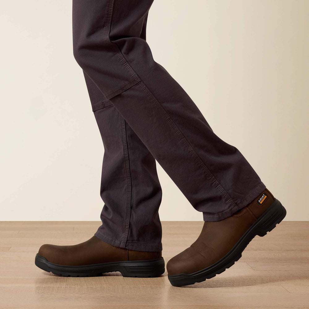 Rebar M4 Low Rise DuraStretch Made Tough Double Front Stackable Straight Leg Pant Men - REBAR GREY