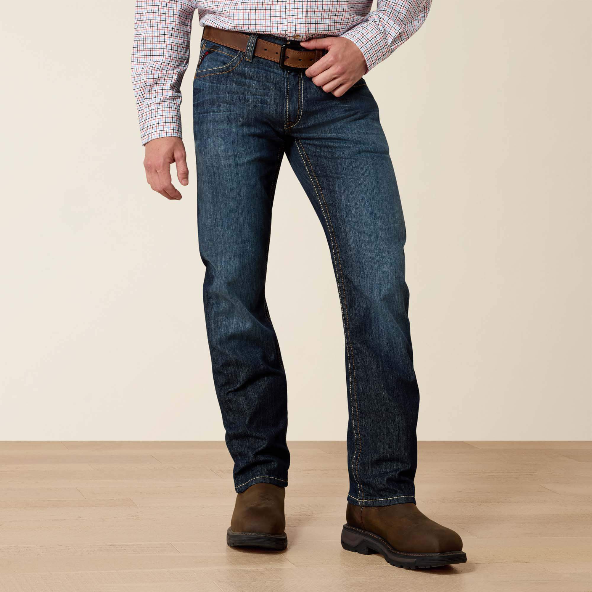 FR M5 Straight DuraLight Stretch Basic Straight Leg Jean Men - LASSEN