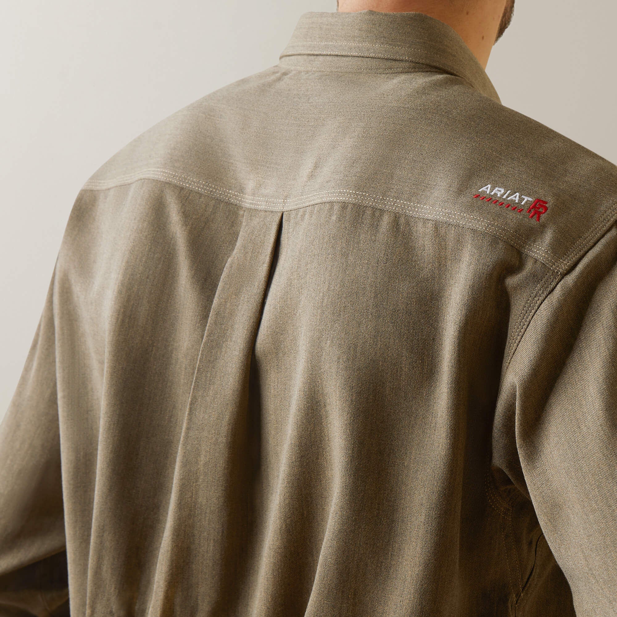 FR Air Inherent Work Shirt Men - KHAKI HEATHER