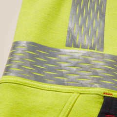 FR Hi-Vis Full Zip Hoodie Men - HI-VIS YELLOW