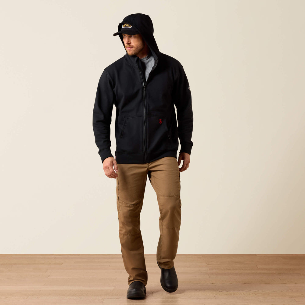 FR DuraStretch Full Zip Hoodie Men - BLACK