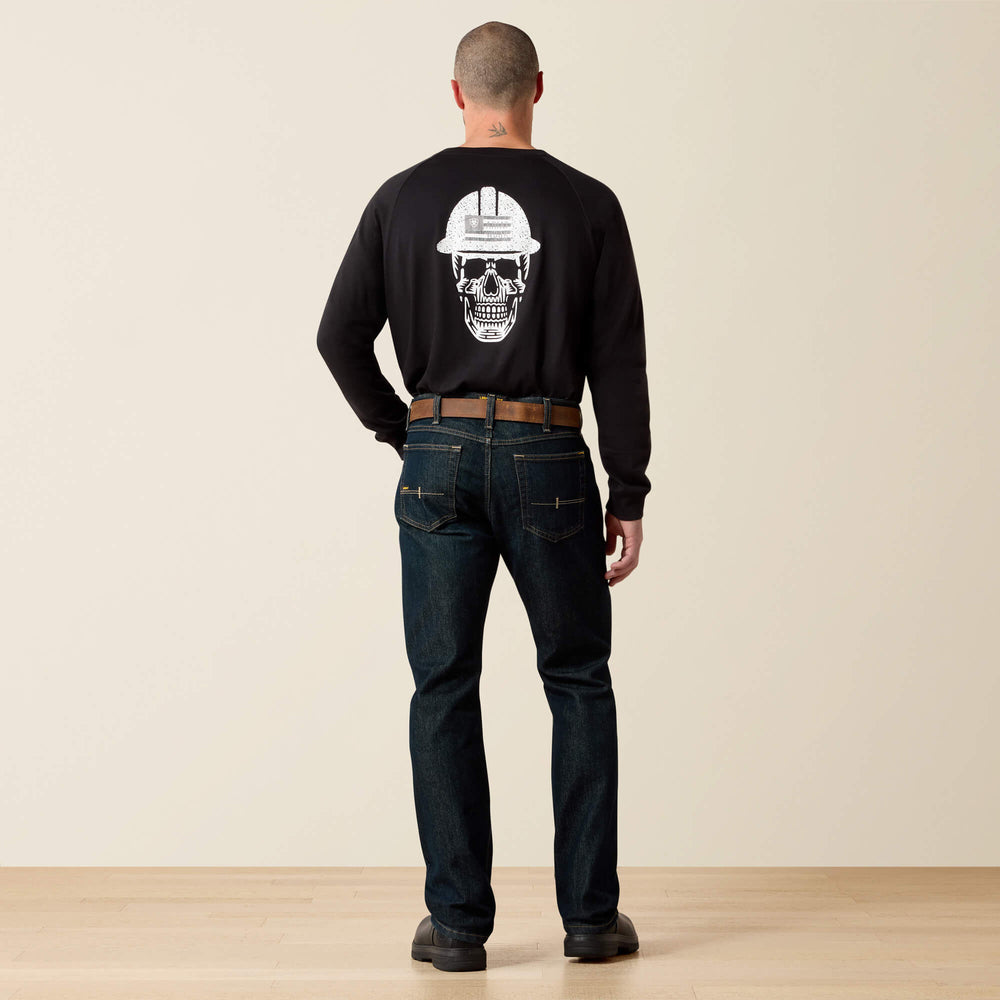 Rebar M7 Slim DuraStretch Basic Stackable Straight Leg Jean Men - BLACKSTONE