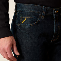 Rebar M7 Slim DuraStretch Basic Stackable Straight Leg Jean Men - BLACKSTONE