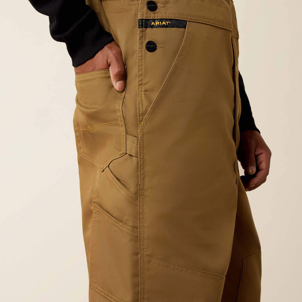 Rebar Duracanvas Unlined Bib Men - FIELD KHAKI
