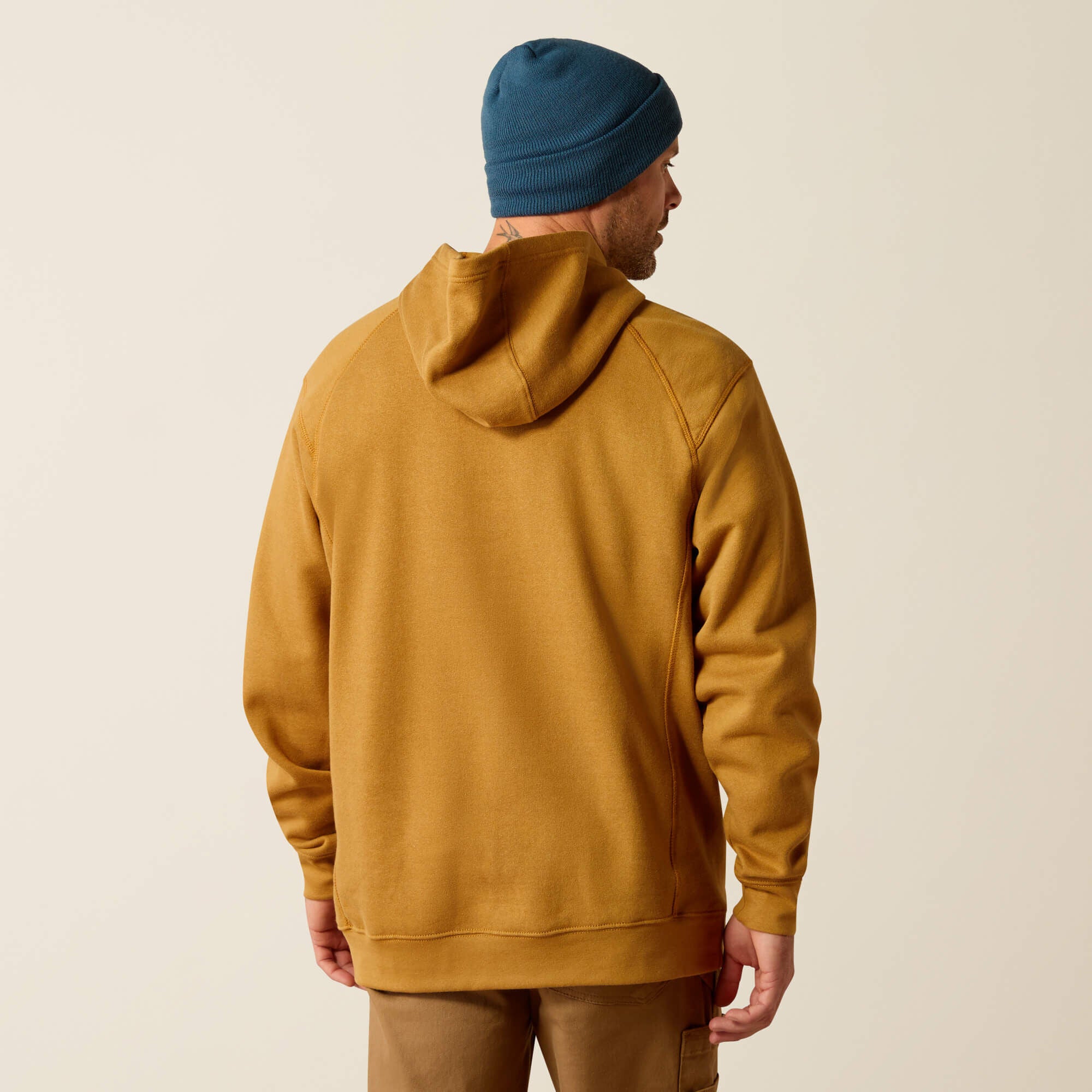 FR Rev Pullover Hoodie Men - GOLDEN BROWN