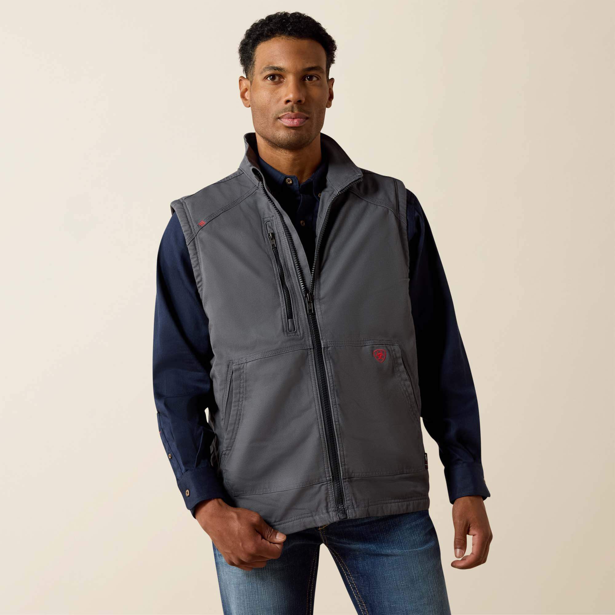 FR DuraLight Cordura Canvas Vest Men - IRON GREY