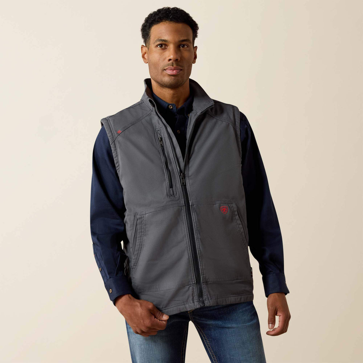 FR DuraLight Cordura Canvas Vest Men - IRON GREY