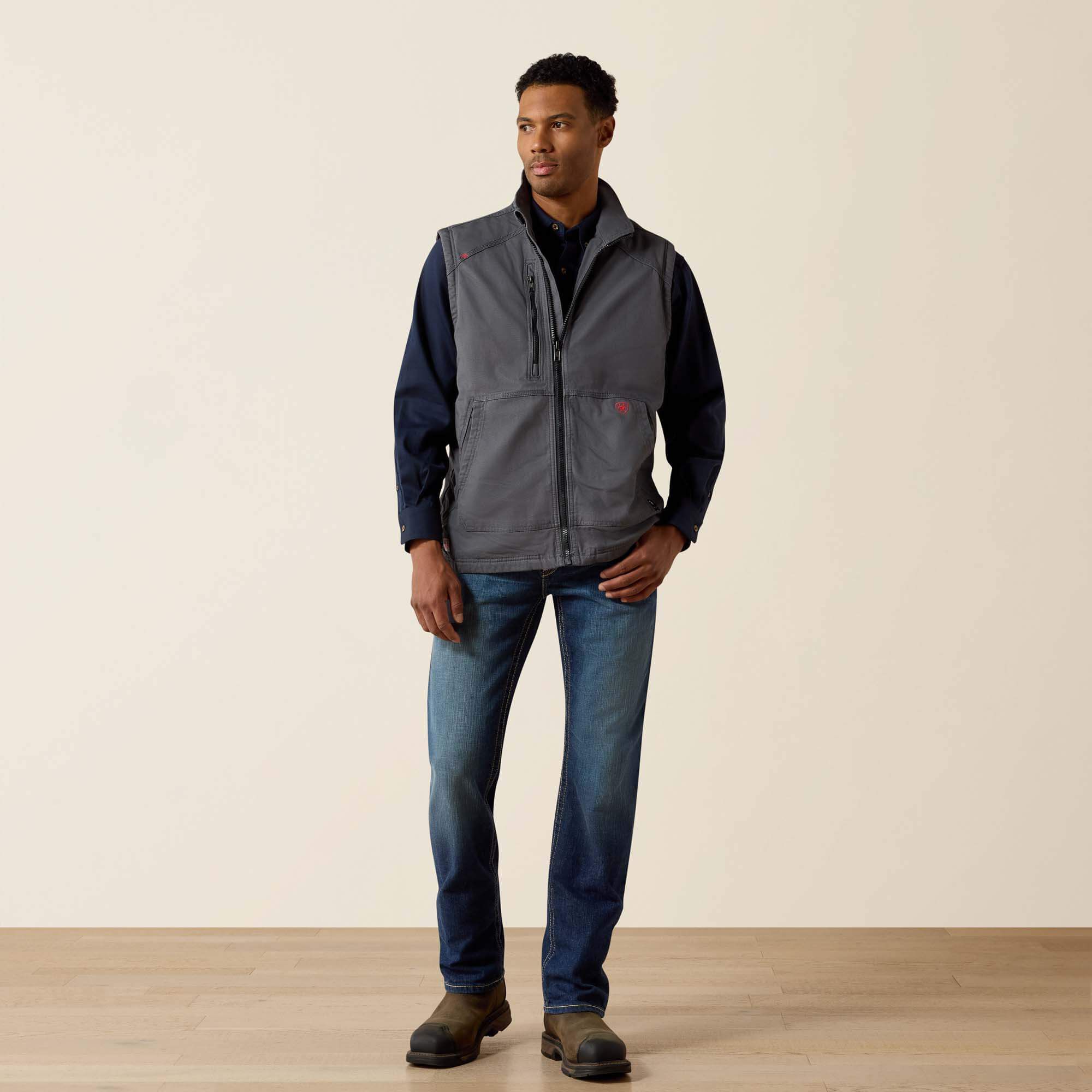 FR DuraLight Cordura Canvas Vest Men - IRON GREY