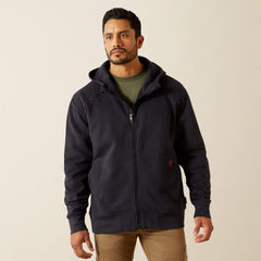 FR DuraStretch Heavyweight Fleece Full Zip Hoodie Men - BLACK