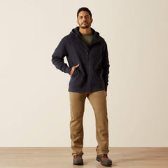 FR DuraStretch Heavyweight Fleece Full Zip Hoodie Men - BLACK