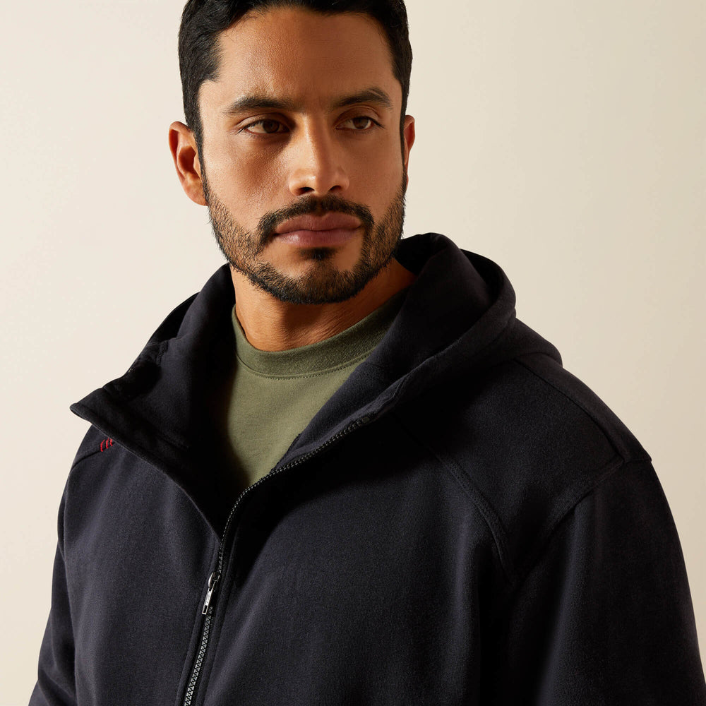 FR DuraStretch Heavyweight Fleece Full Zip Hoodie Men - BLACK