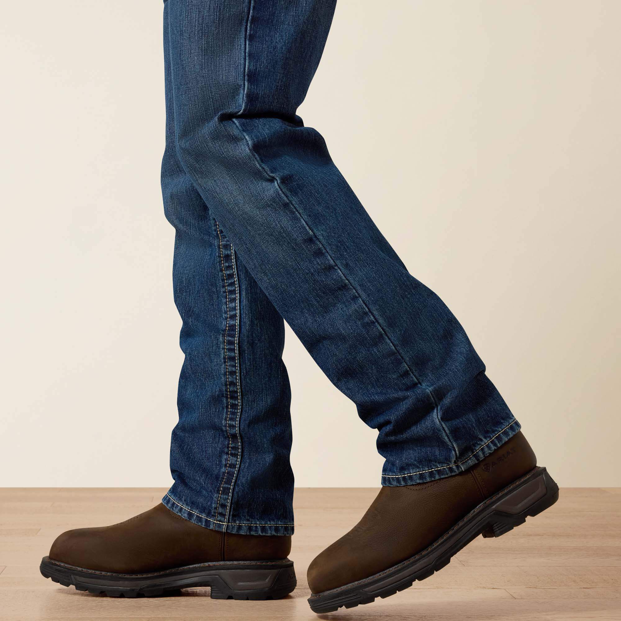 FR M4 Relaxed Boundary Boot Cut Jean Men - CLAY