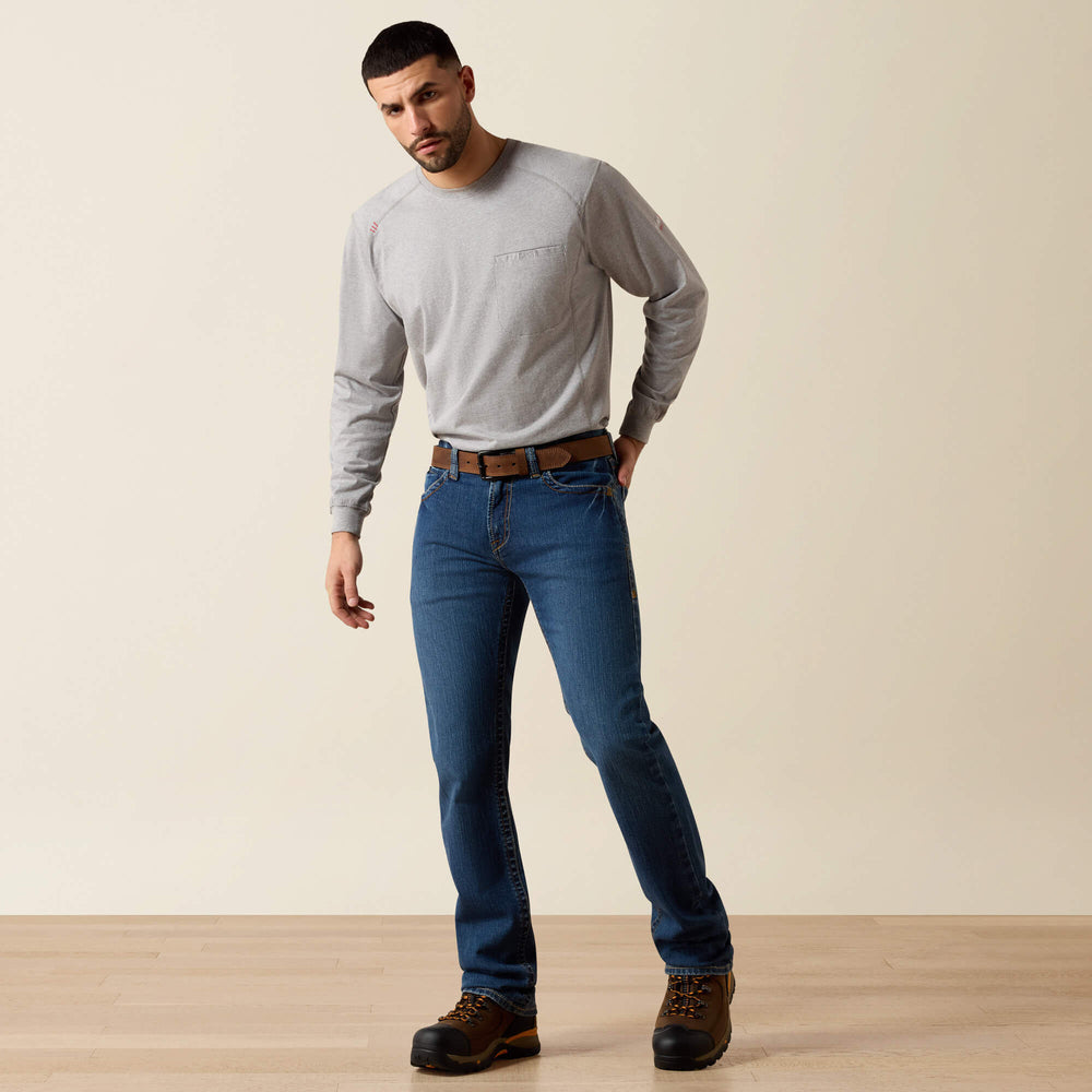 FR M7 Slim DuraStretch Basic Straight Leg Jean Men - FLINT